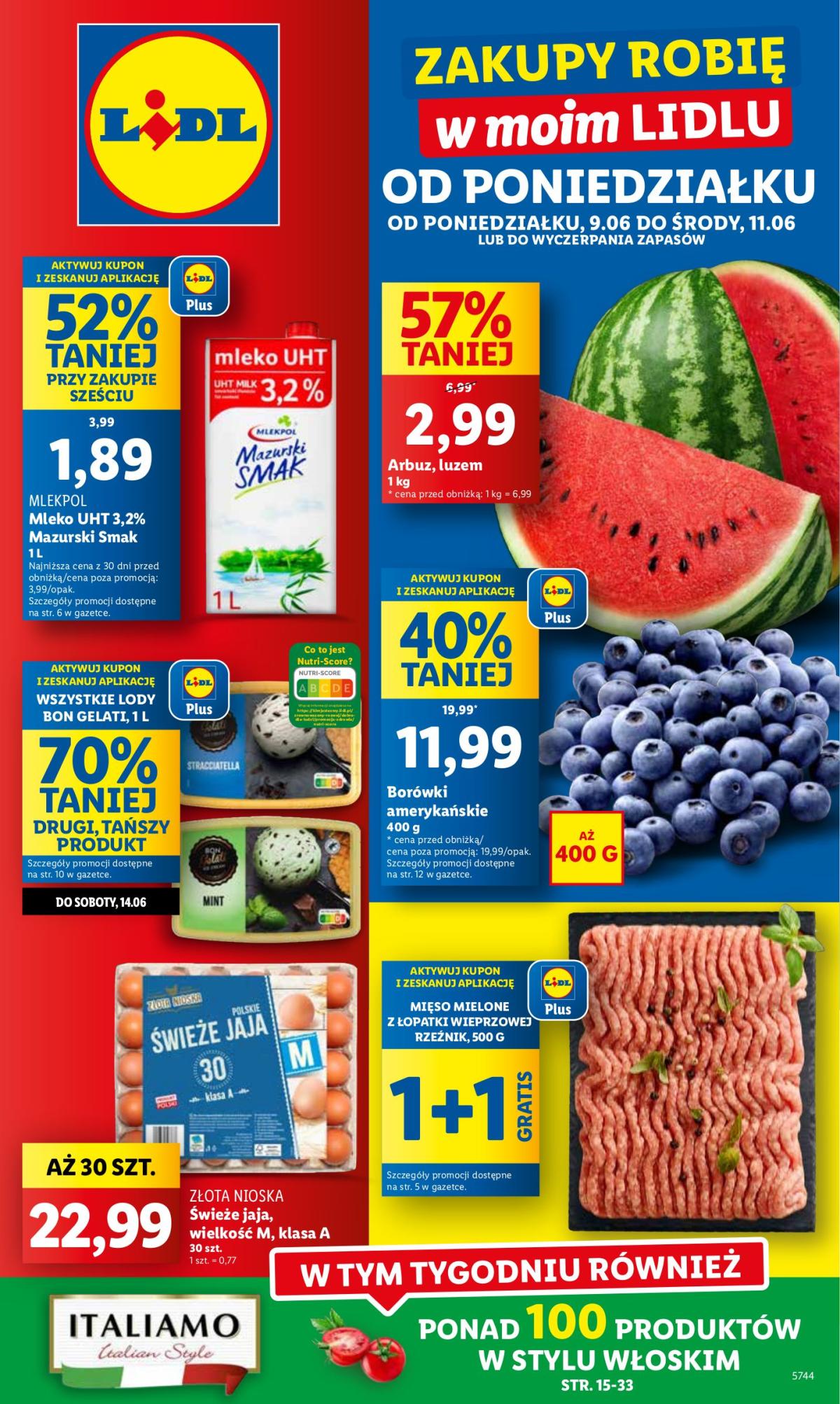 Gazetka Lidl ważna od 09.06. - 11.06.