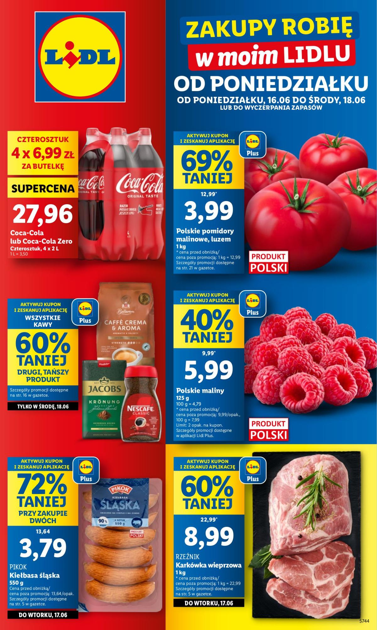 Gazetka Lidl ważna od 16.06. - 18.06.