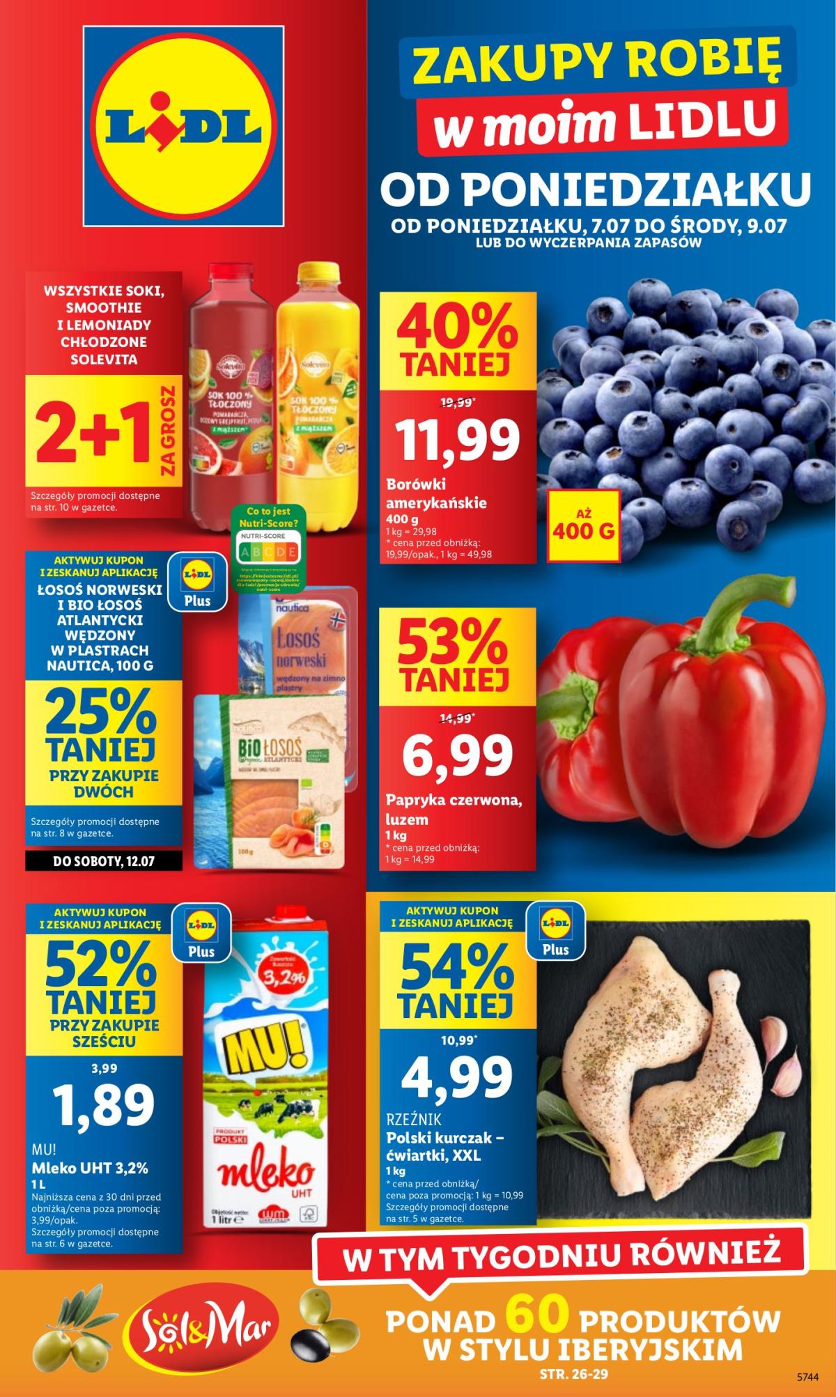Gazetka Lidl ważna od 07.07. - 09.07.