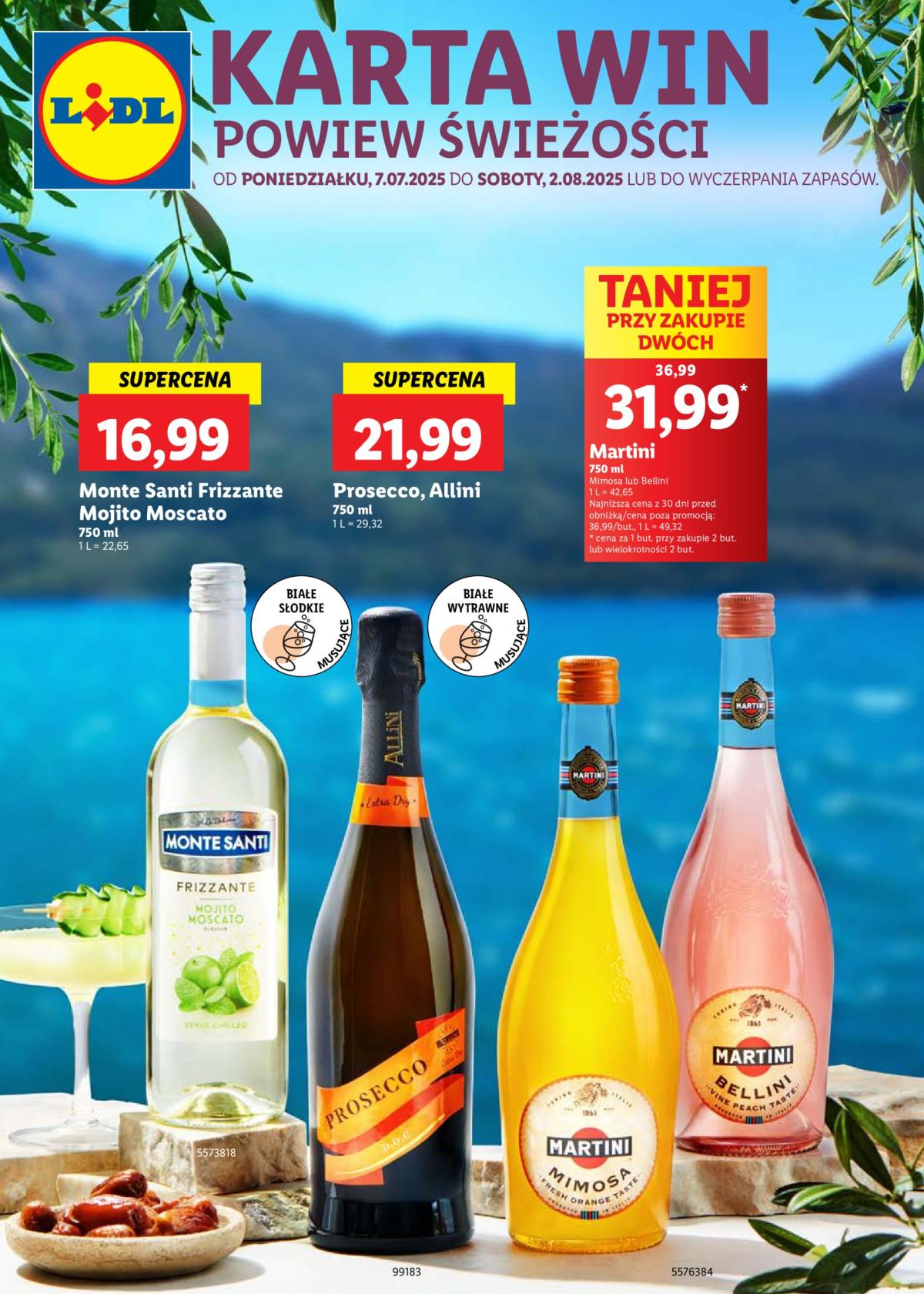 Gazetka Lidl - Karta win ważna od 07.07. - 02.08.