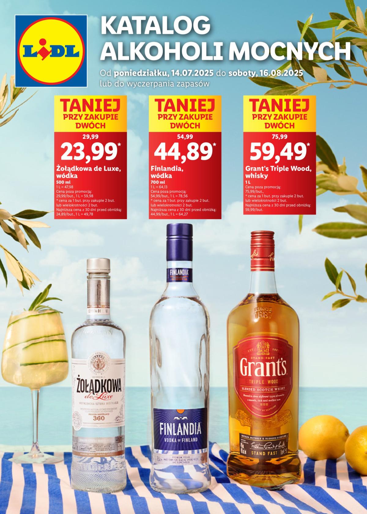 Gazetka Lidl - Katalog alkoholi mocnych ważna od 14.07. - 16.08.