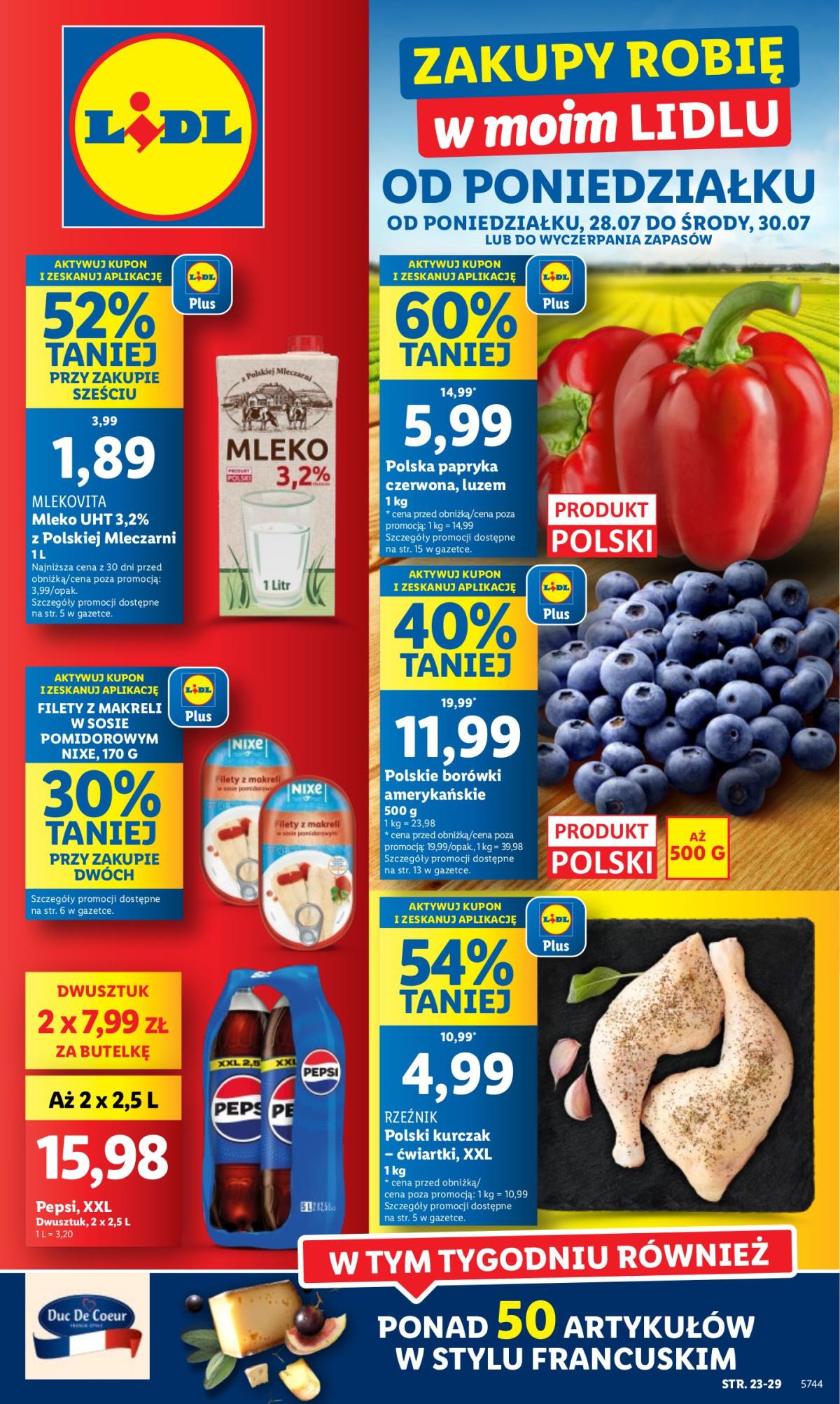 Gazetka Lidl ważna od 28.07. - 30.07.