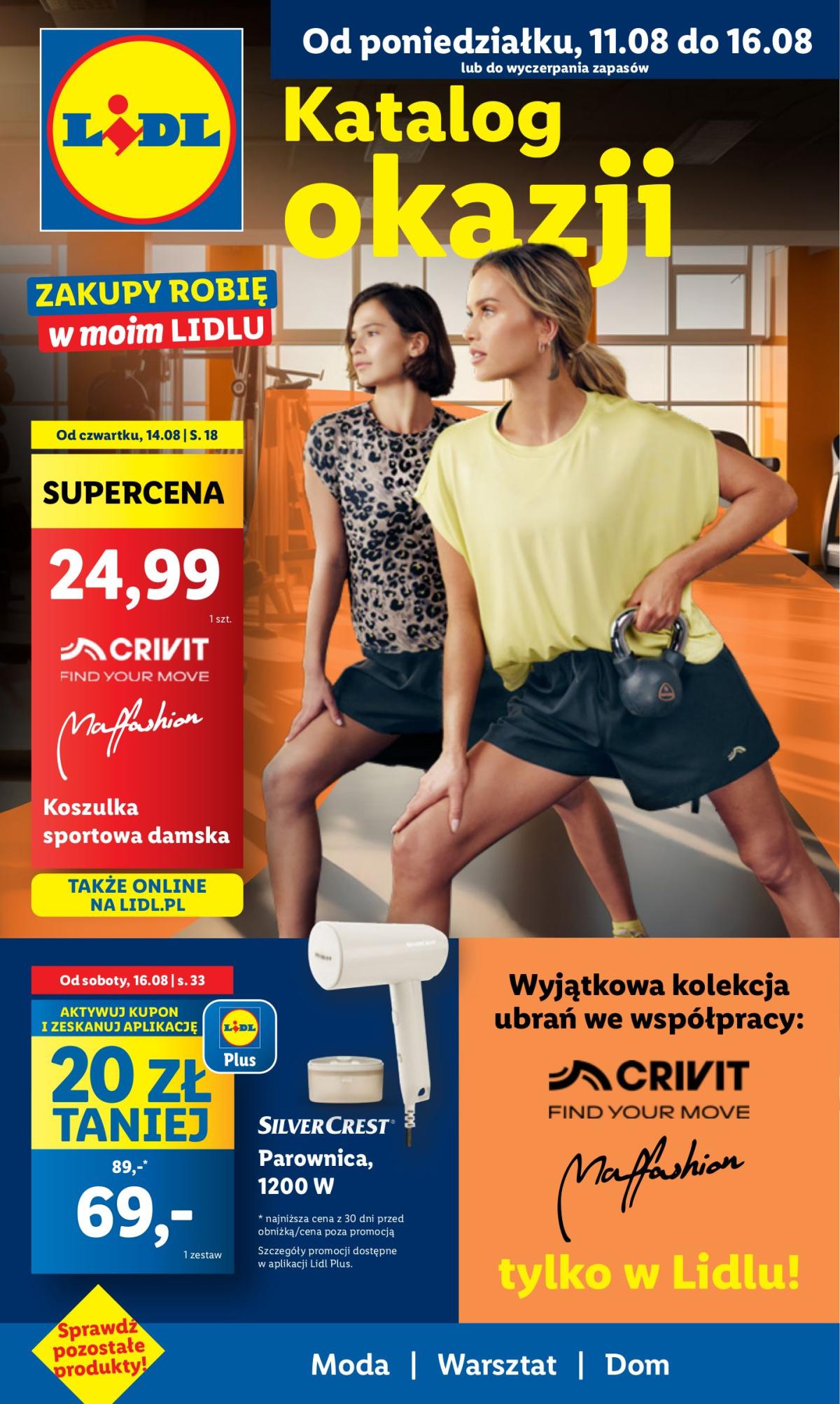 Gazetka Lidl - Katalog Okazji - ważna od 11.08. do 16.08.