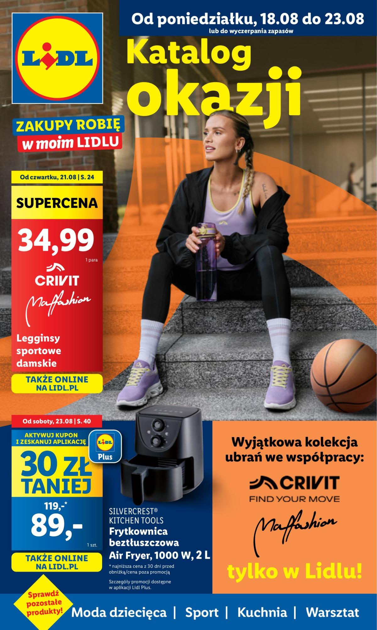 Gazetka Lidl - Katalog Okazji - ważna od 18.08. do 23.08.