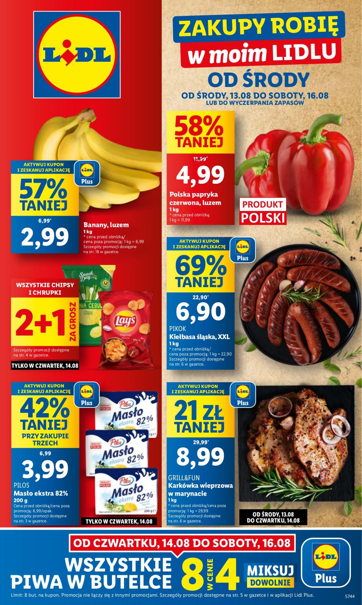 Gazetka Lidl - ważna od 13.08. do 16.08.