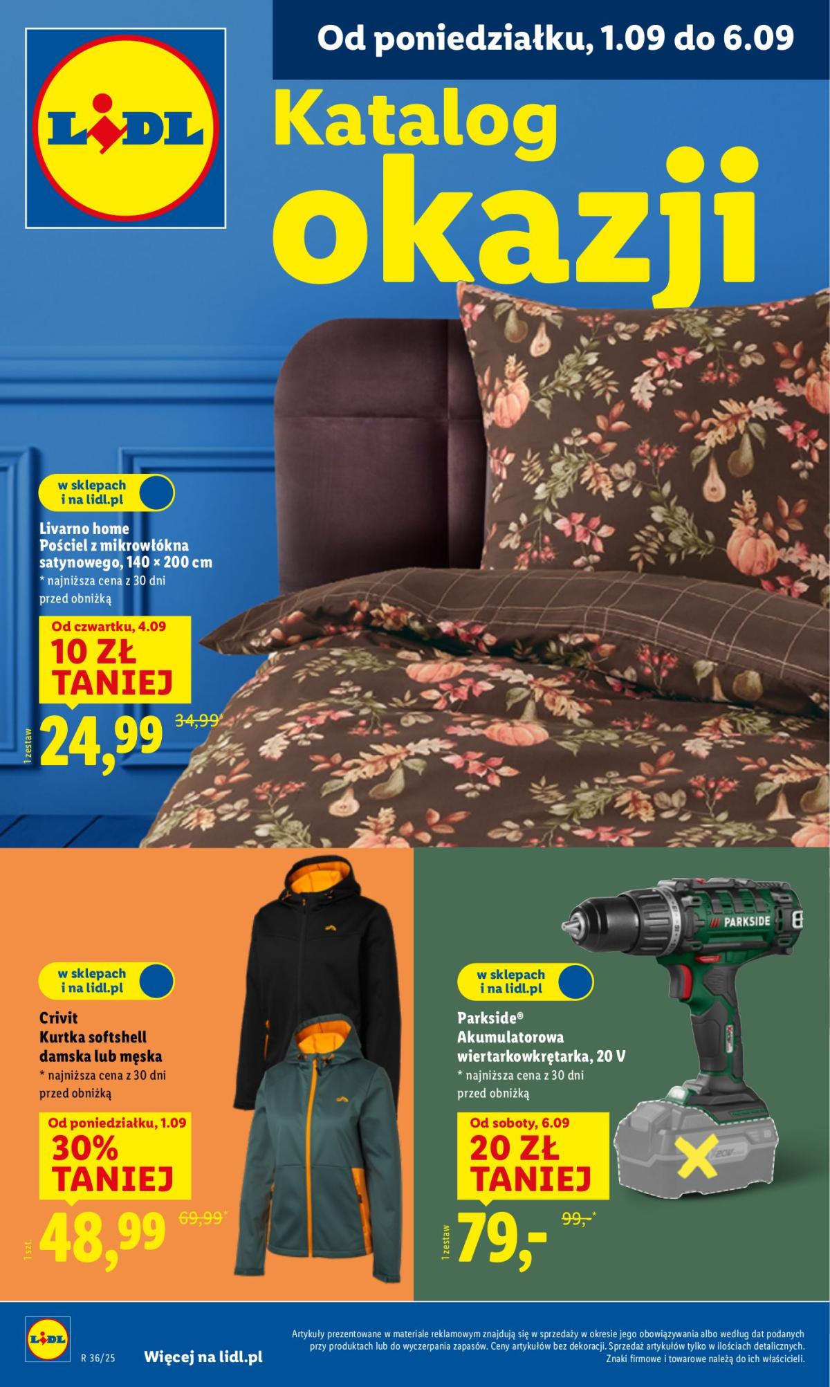 Gazetka Lidl - Katalog Okazji - ważna od 01.09. do 06.09.