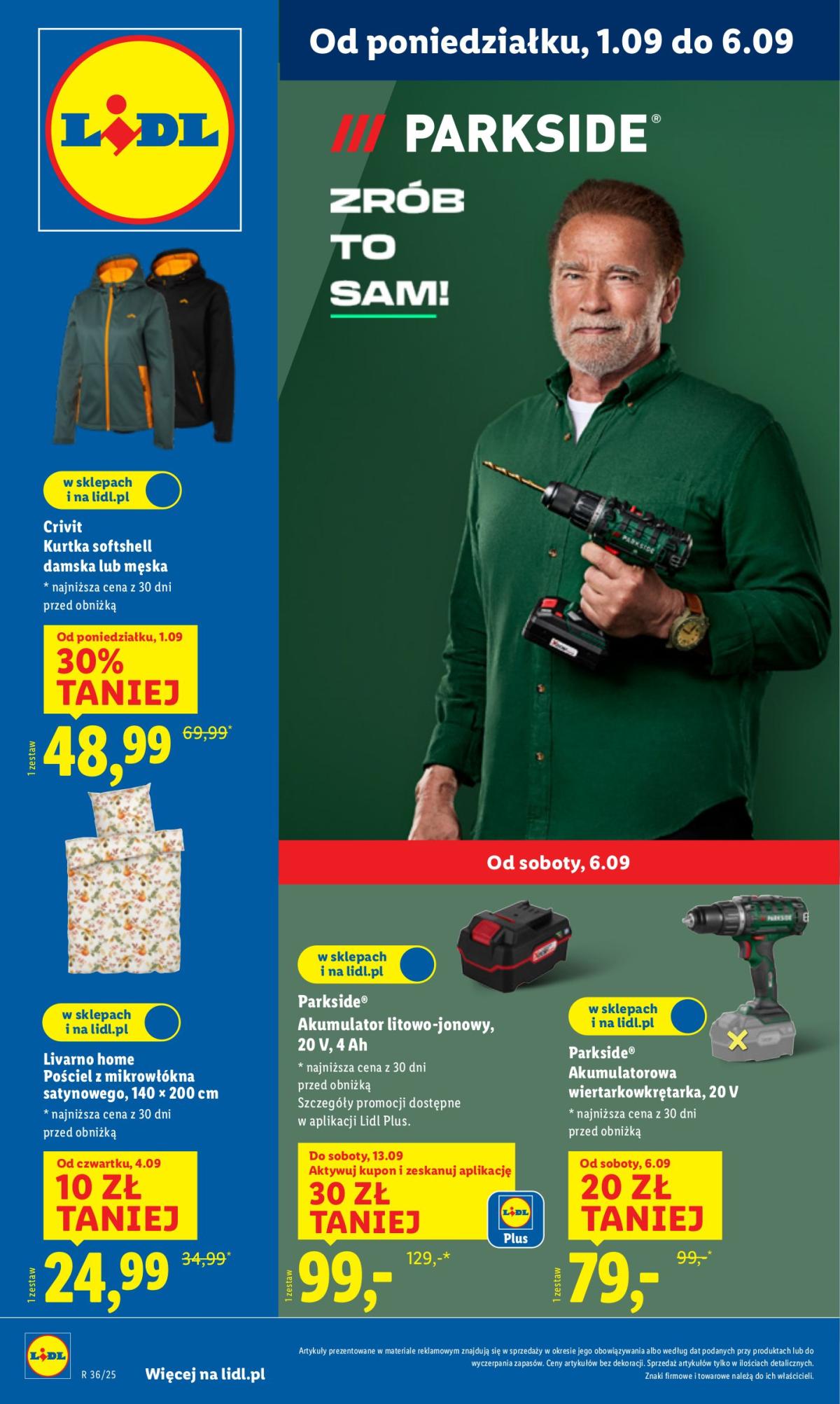 Gazetka Lidl - Non Food - ważna od 01.09. do 06.09.