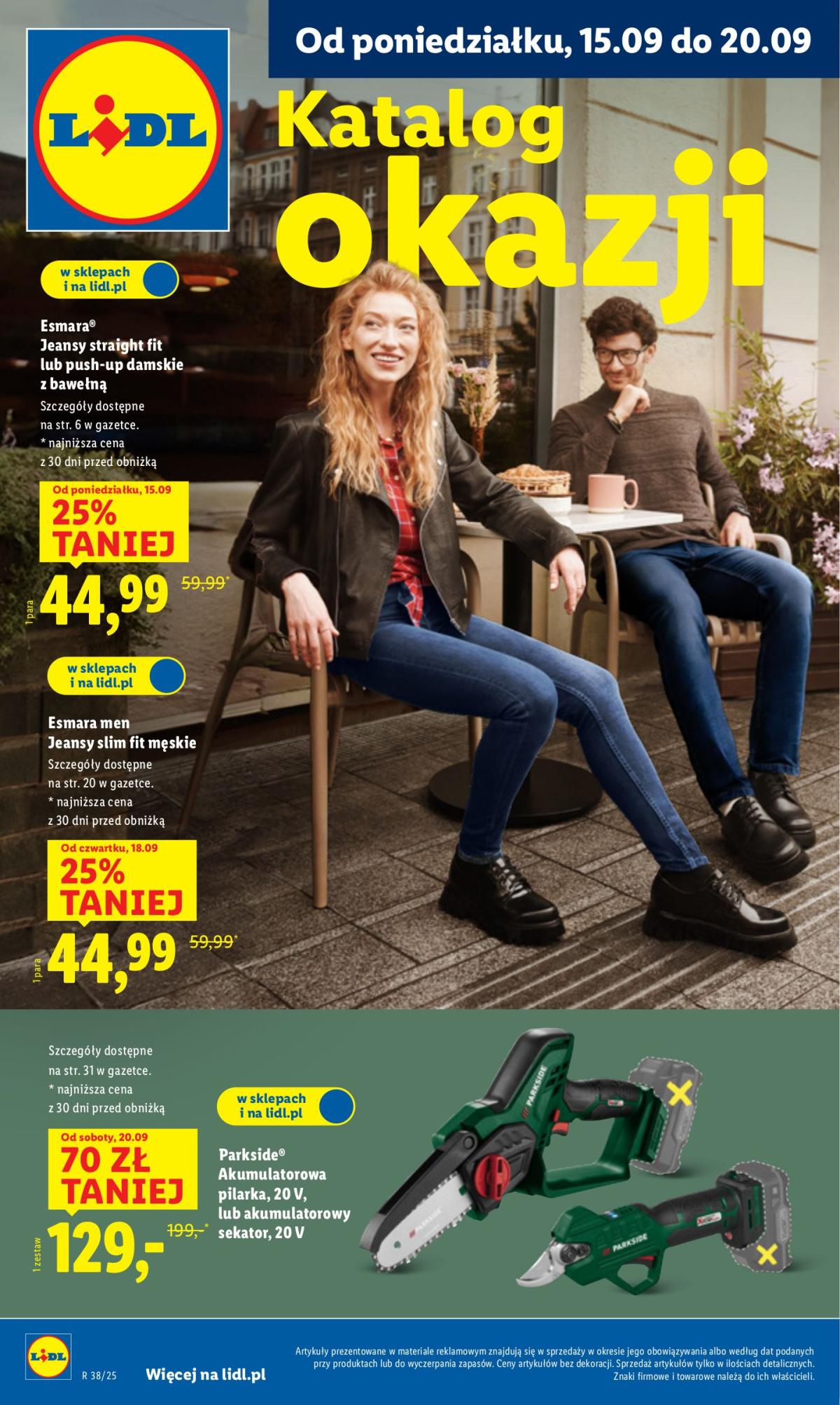 Gazetka Lidl - Katalog Okazji - ważna od 15.09. do 20.09.
