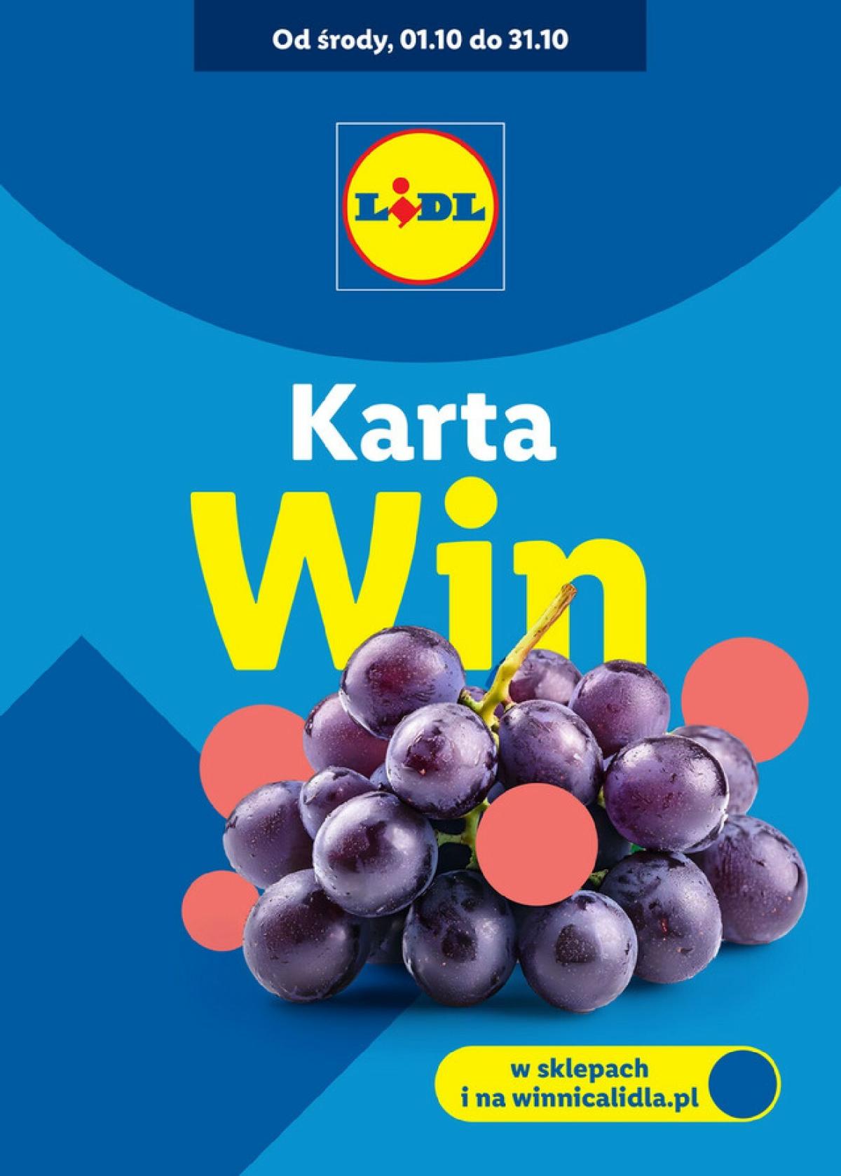 Gazetka Lidl - Karta win - ważna od 01.10. do 31.10.