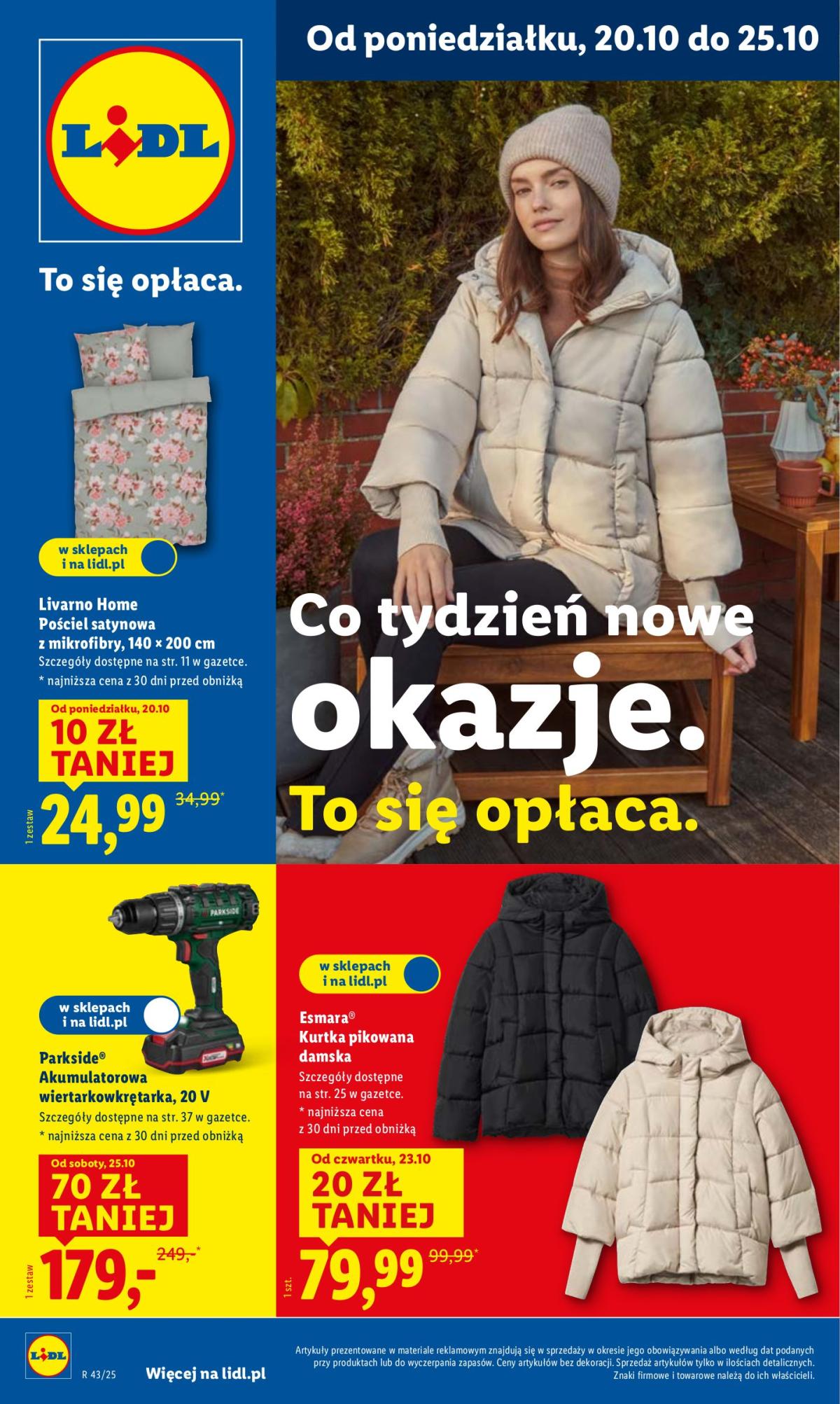 Gazetka Lidl - Katalog Okazji - ważna od 20.10. do 25.10.