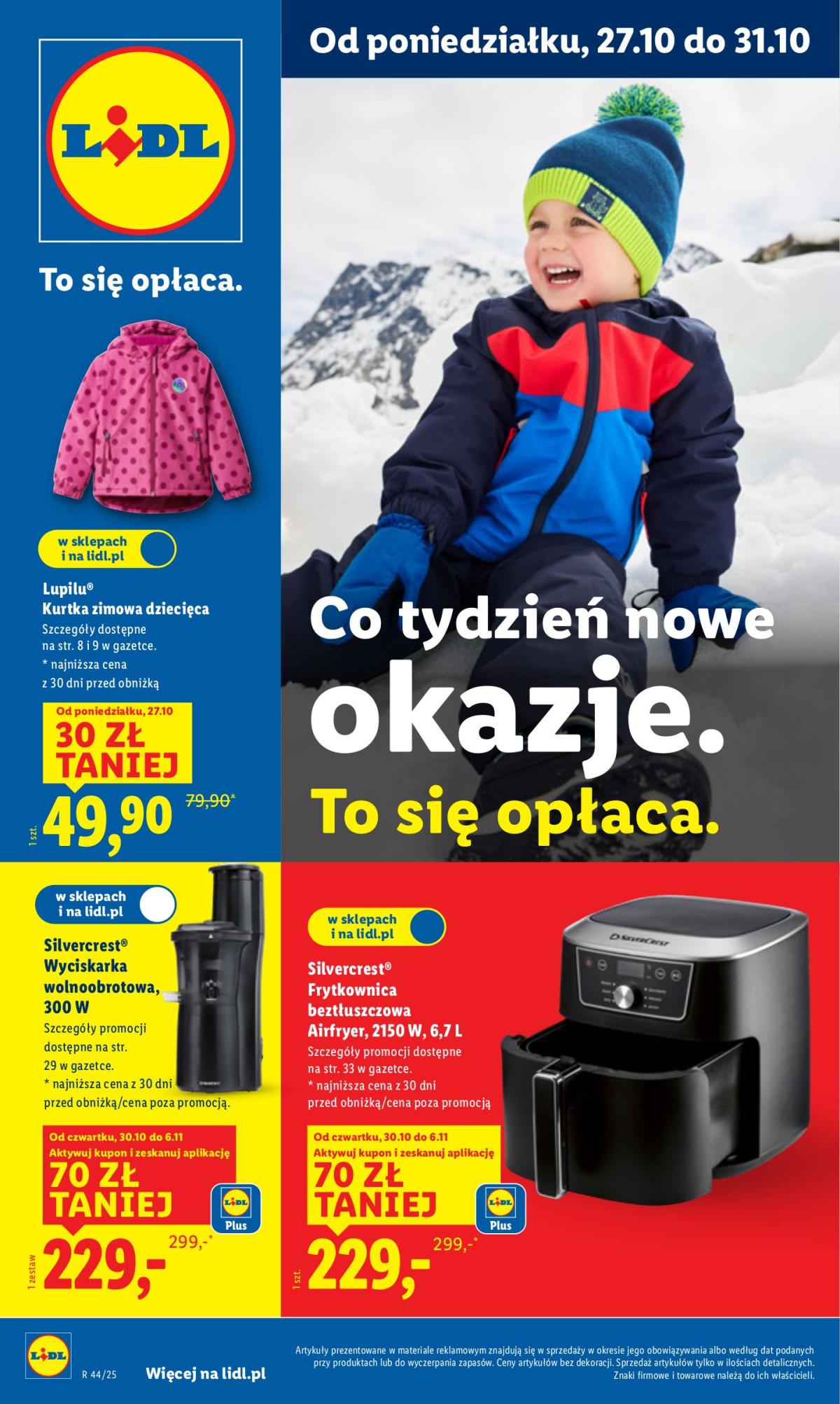 Gazetka Lidl - Katalog Okazji - ważna od 27.10. do 31.10.