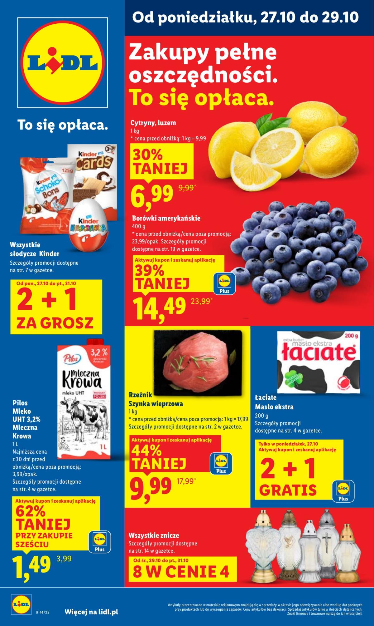 Gazetka Lidl - ważna od 27.10. do 29.10.