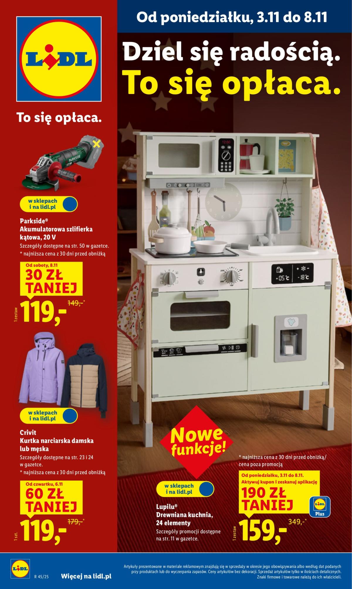 Gazetka Lidl - Katalog Okazji - ważna od 03.11. do 08.11.
