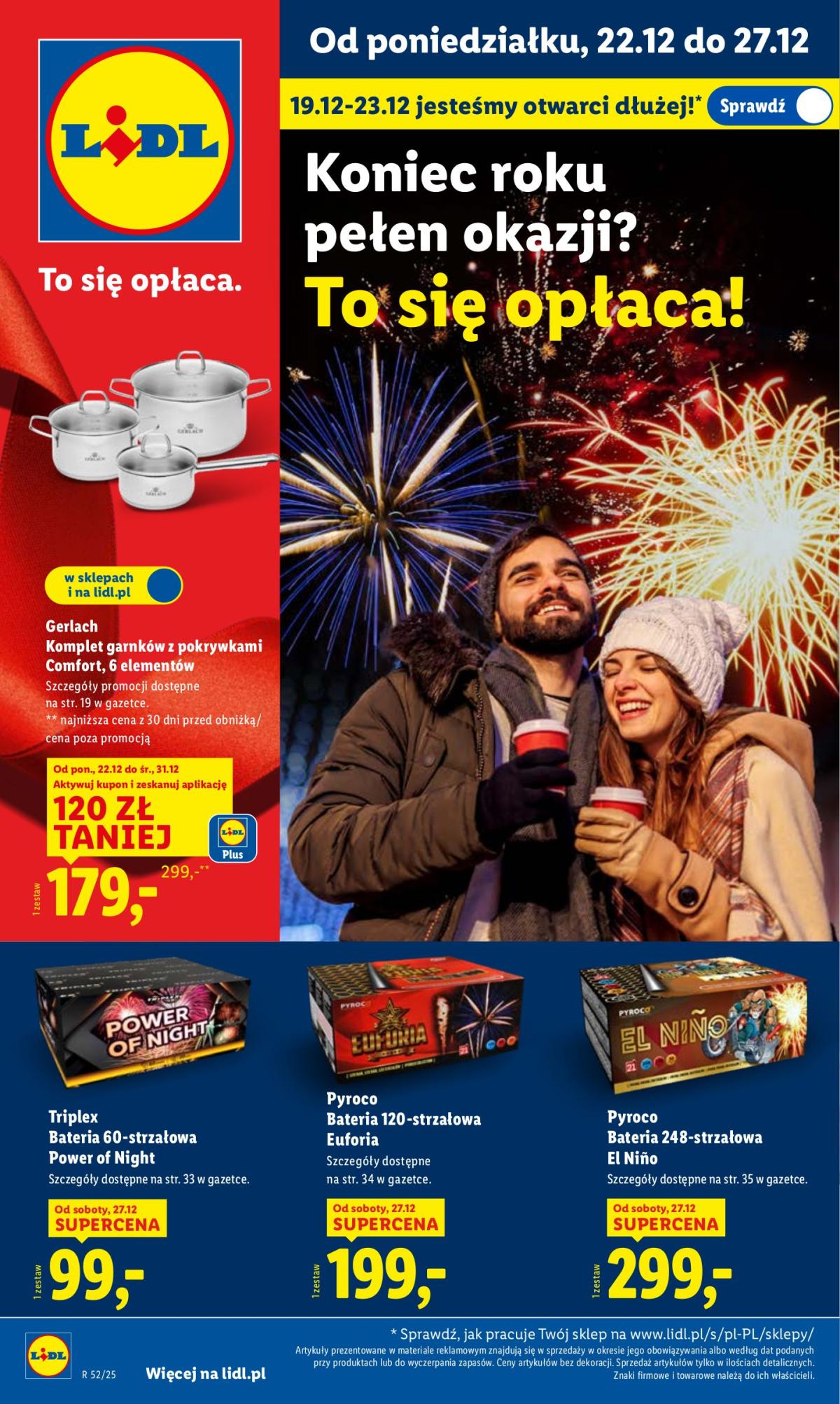 Gazetka Lidl - Koniec roku - ważna od 22.12. do 27.12.