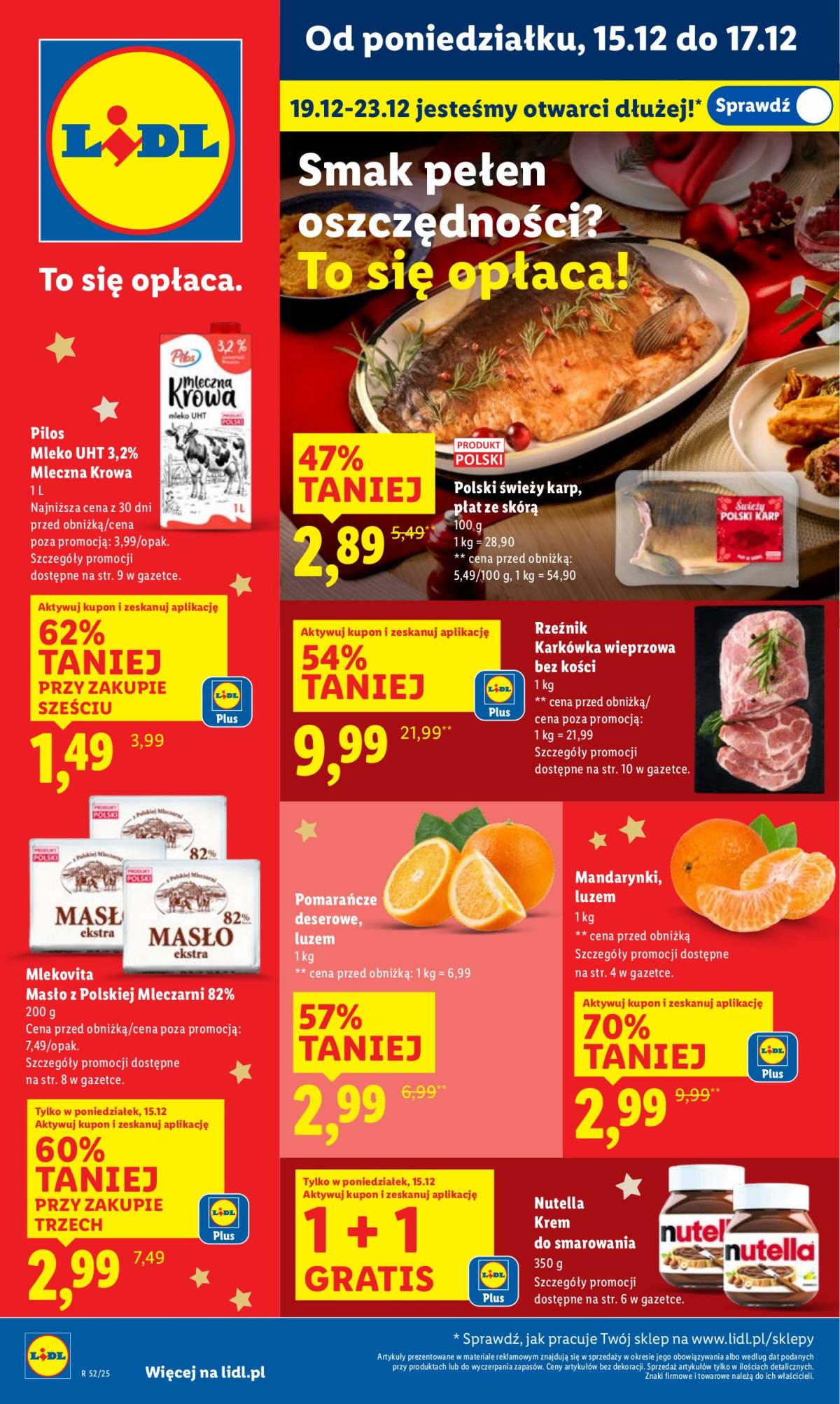 Gazetka Lidl - ważna od 15.12. do 17.12.