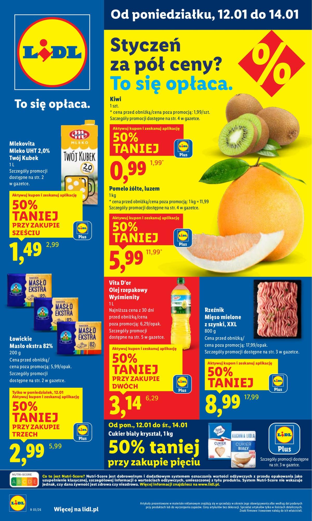 Gazetka Lidl - ważna od 12.01. do 14.01.