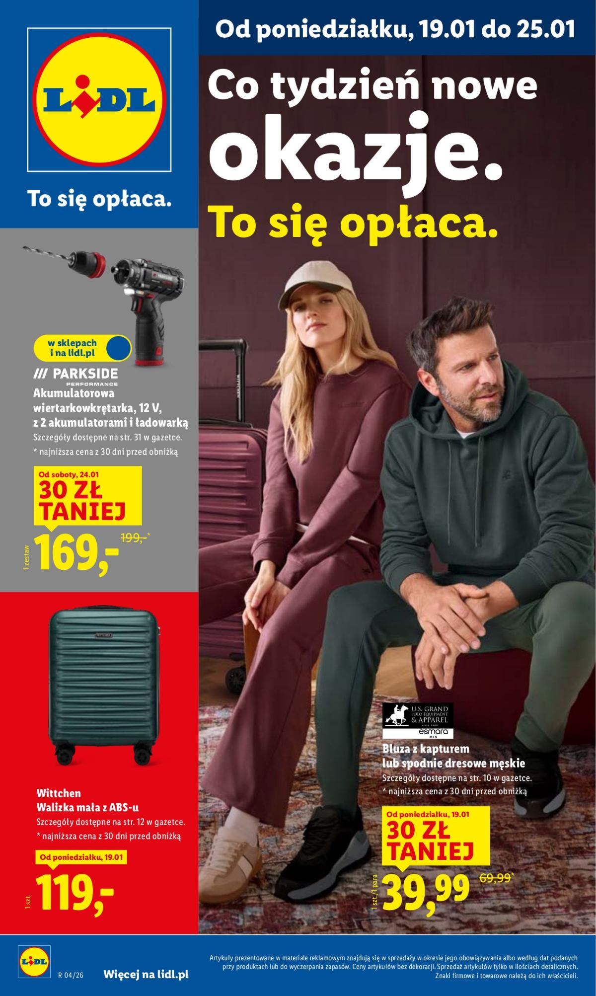Gazetka Lidl - Katalog Okazji - ważna od 19.01. do 25.01.
