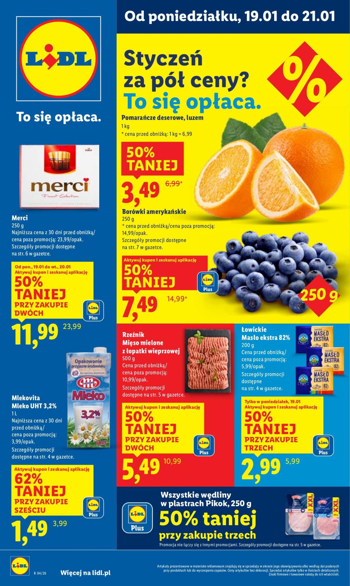 Gazetka Lidl - ważna od 19.01. do 21.01.