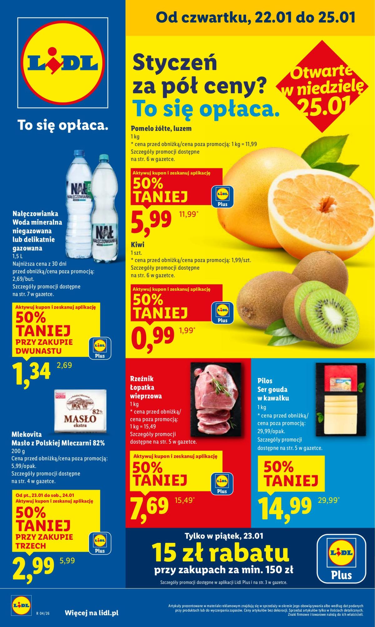 Gazetka Lidl - ważna od 22.01. do 25.01.