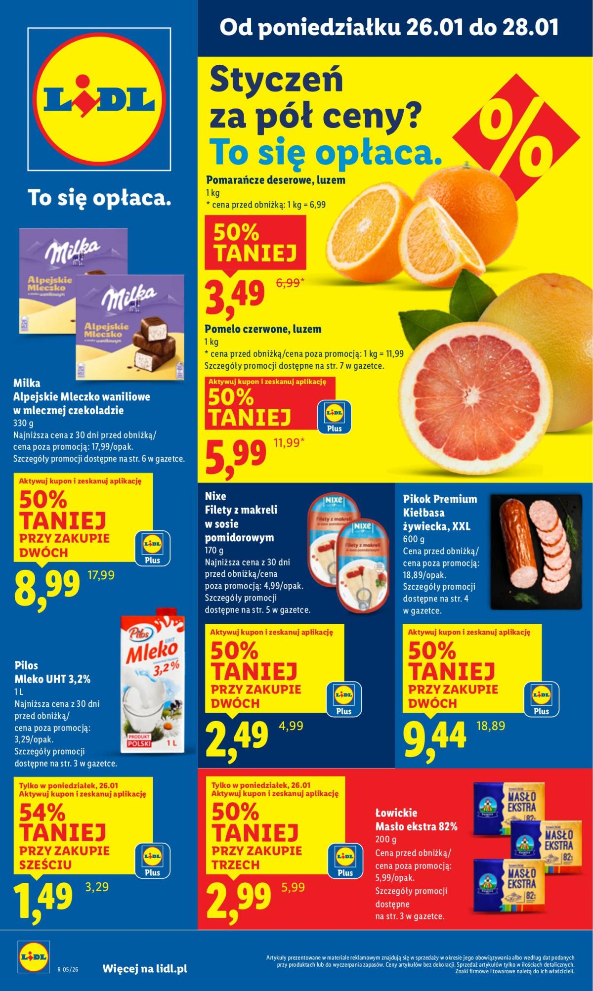 Gazetka Lidl - ważna od 26.01. do 28.01.