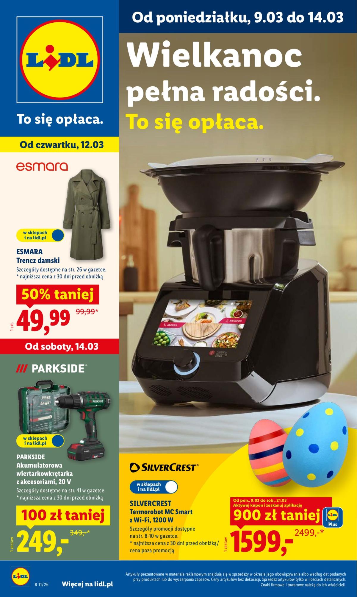 Gazetka Lidl - Katalog Okazji - ważna od 09.03.2026 do 14.03.2026