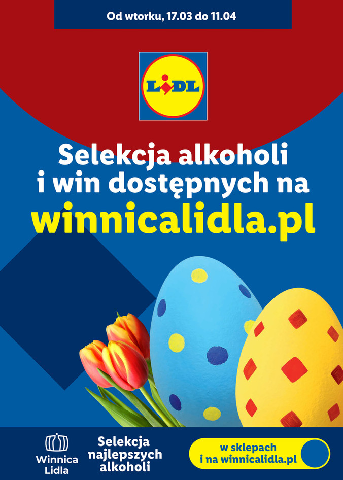Gazetka Lidl - Alkohole - ważna od 17.03.2026 do 11.04.2026