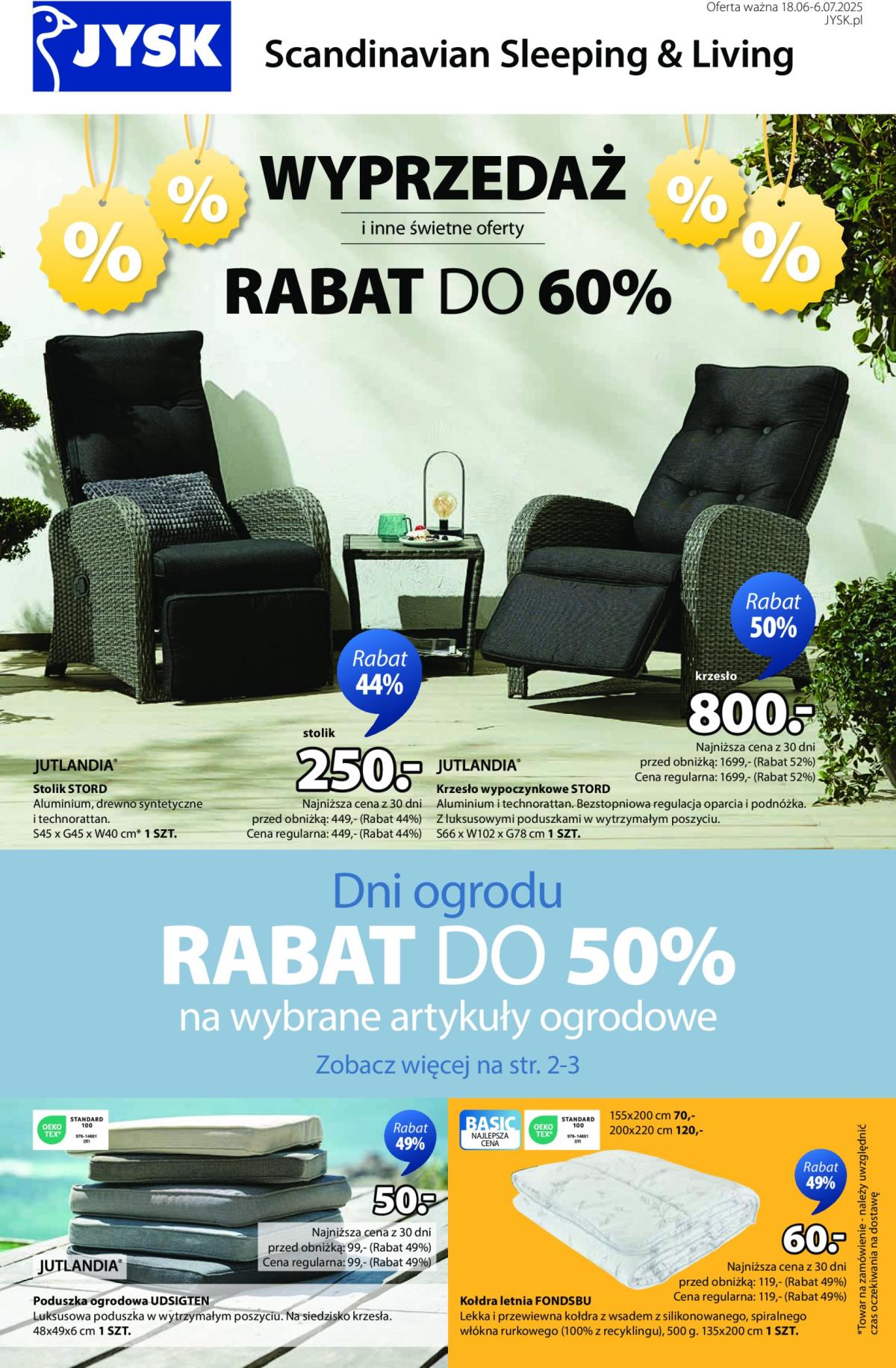 Gazetka JYSK ważna od 18.06. - 06.07.