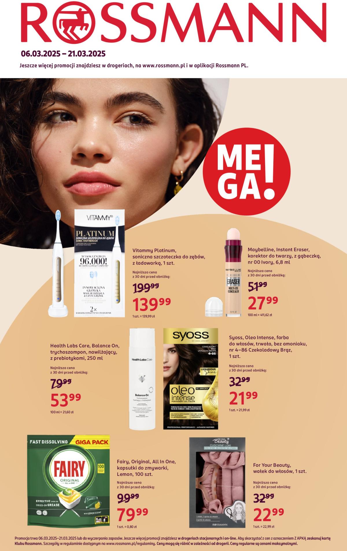 Rossmann gazetka ważna od 06.03. - 21.03.