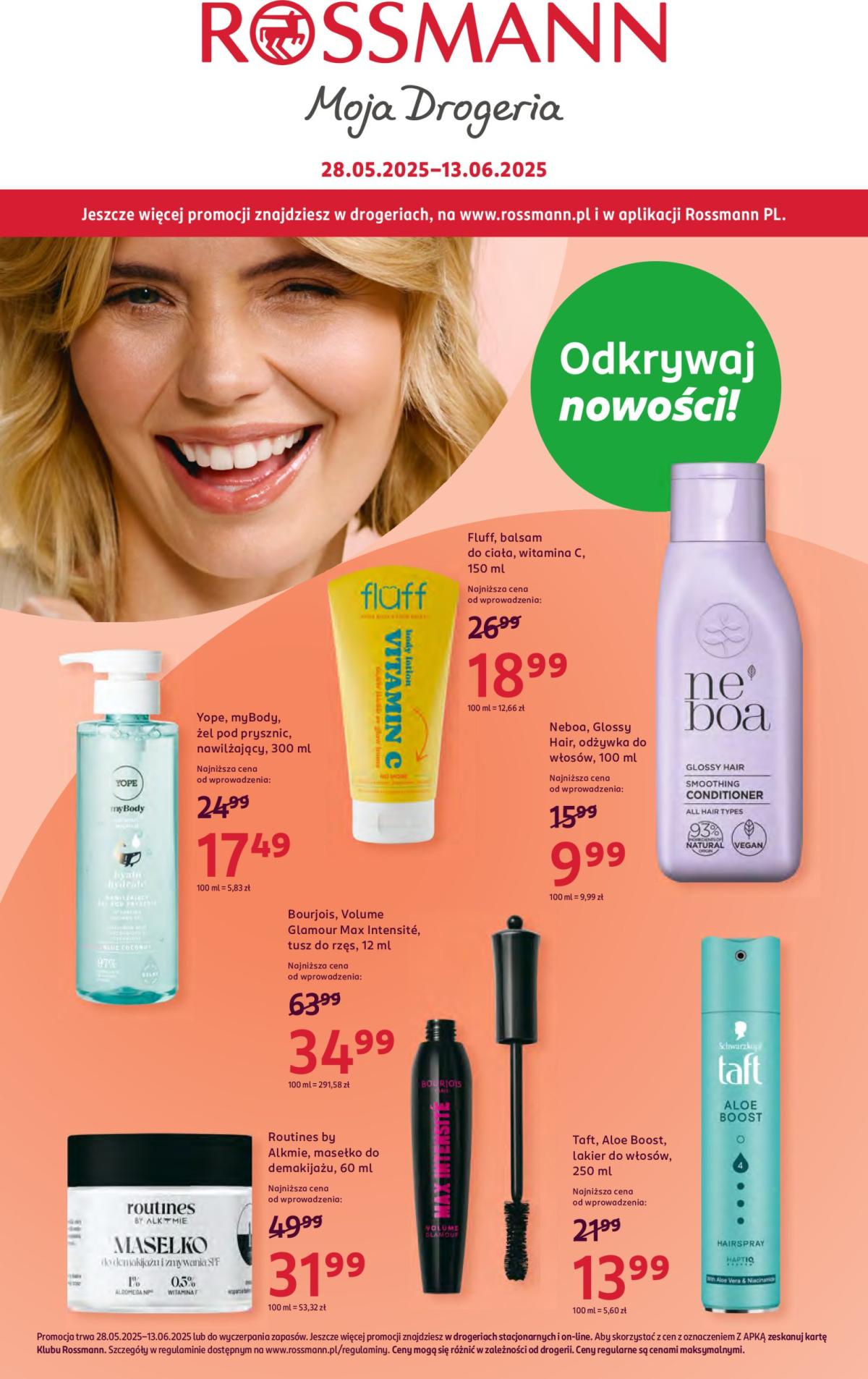 Rossmann gazetka ważna od 28.05. - 13.06.