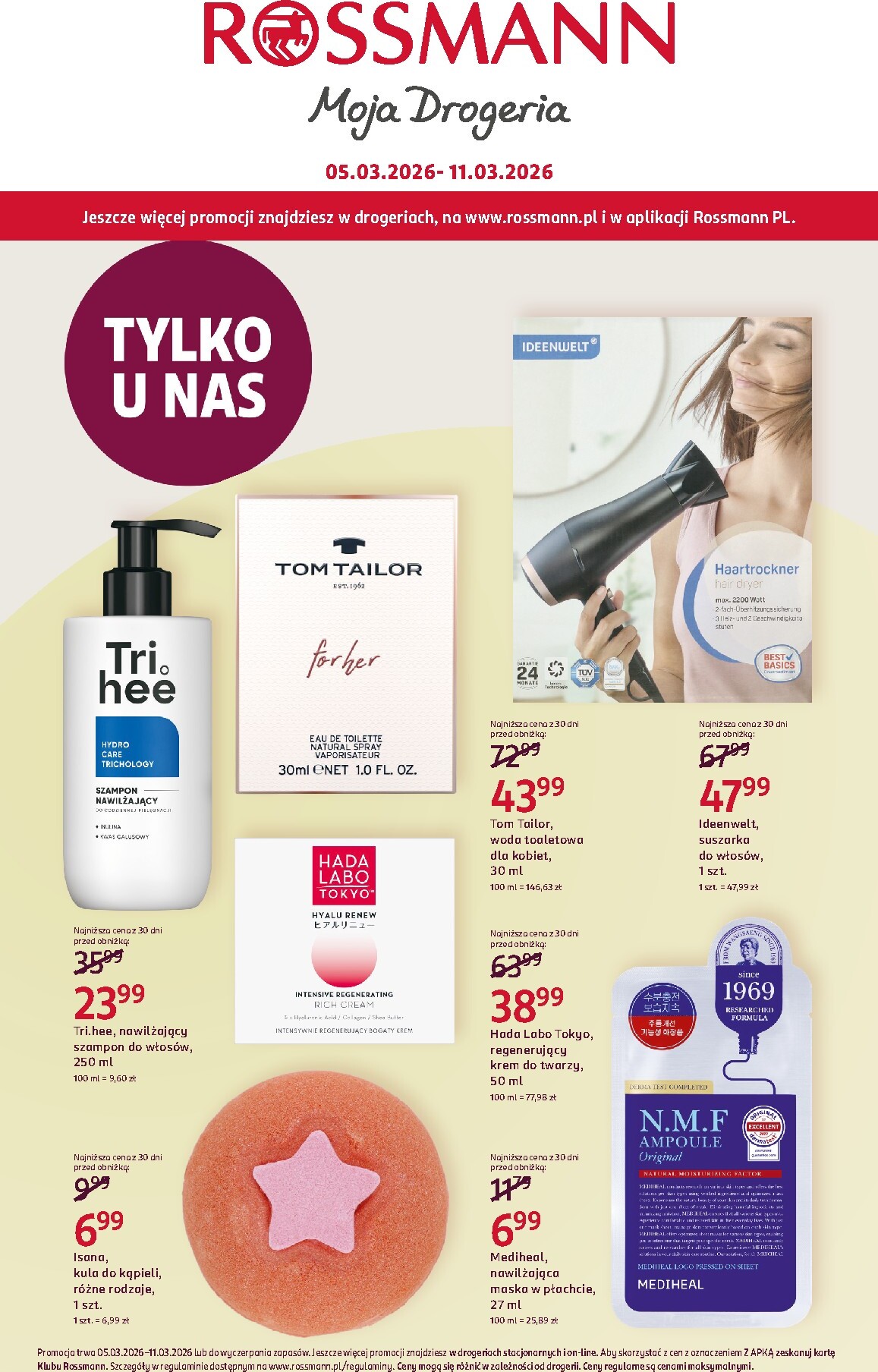 Gazetka Rossmann - ważna od 05.03.2026 do 11.03.2026