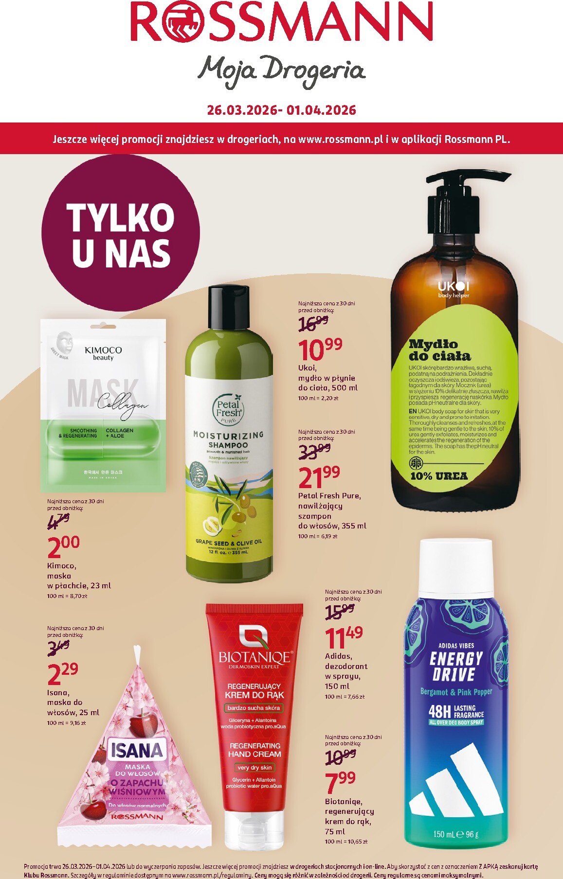 Gazetka Rossmann - ważna od 26.03.2026 do 01.04.2026