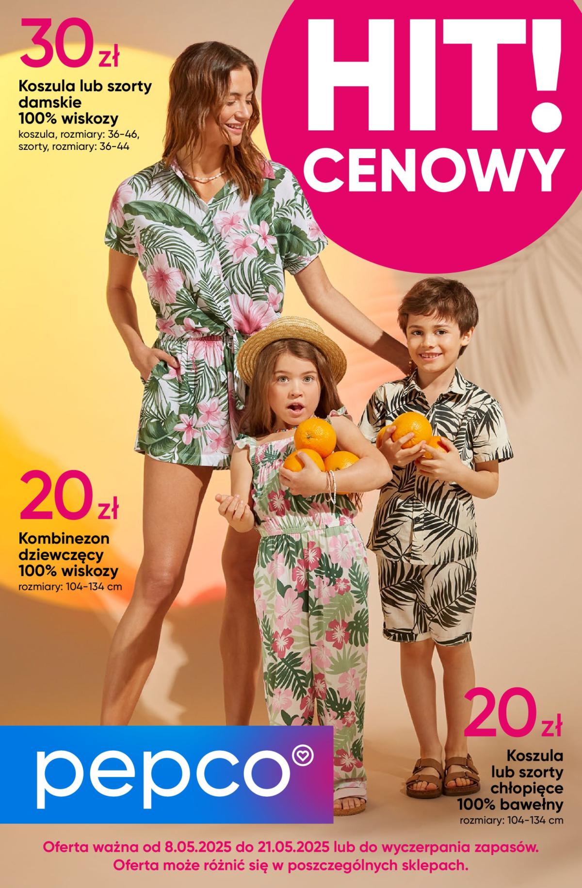 Pepco - Tropikalne wzory gazetka ważna od 08.05. - 21.05.