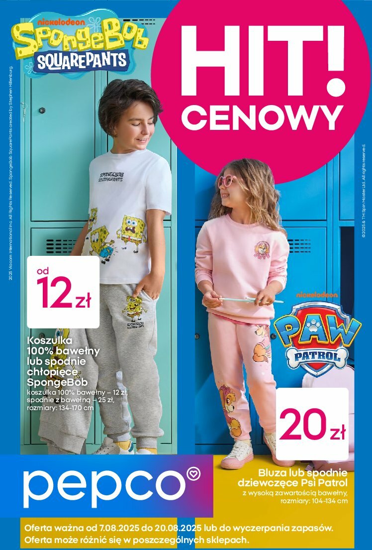 Gazetka Pepco - Szkoła Niskich Cen - ważna od 07.08. do 20.08.