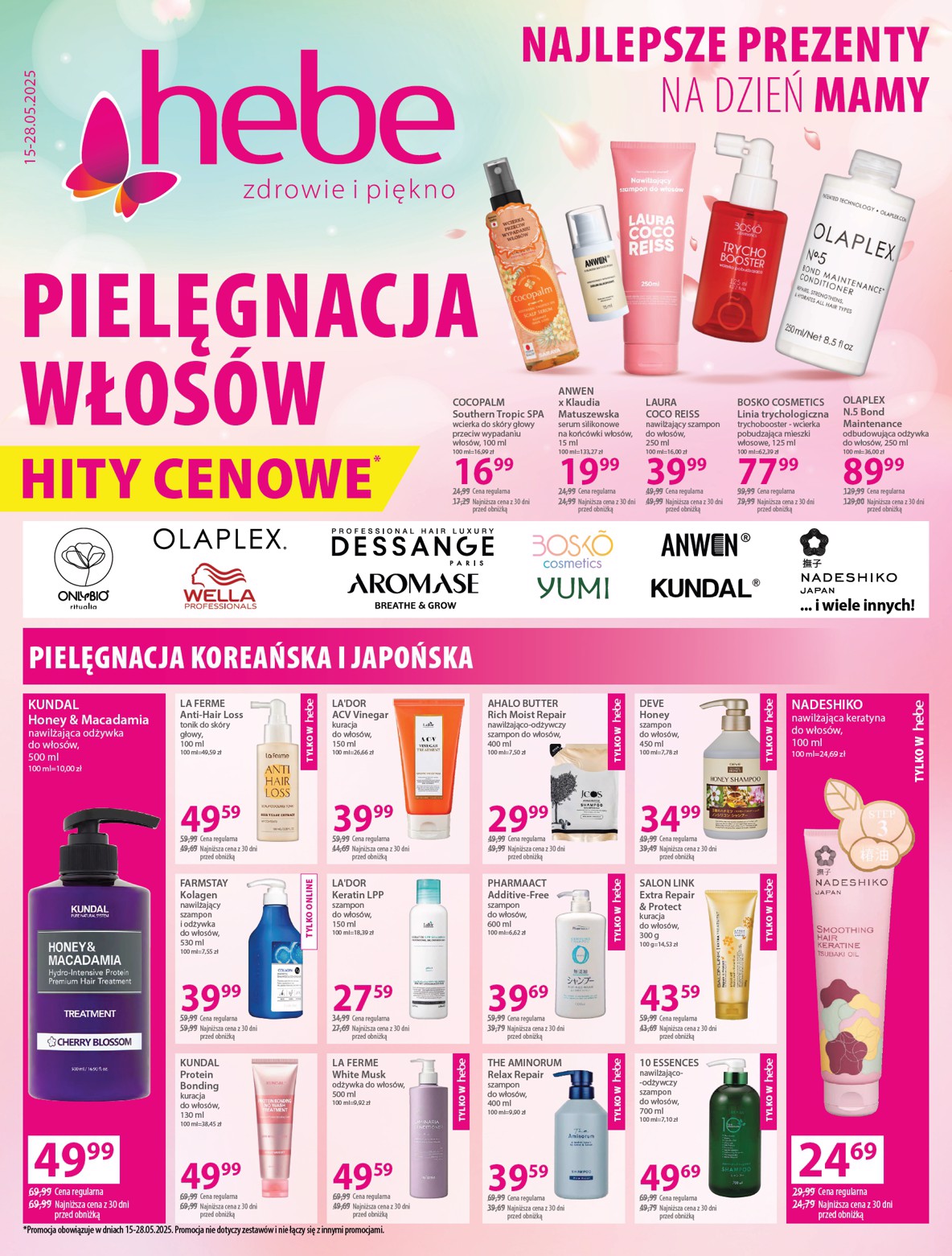 Hebe - Hity cenowe gazetka ważna od 15.05. - 25.05.
