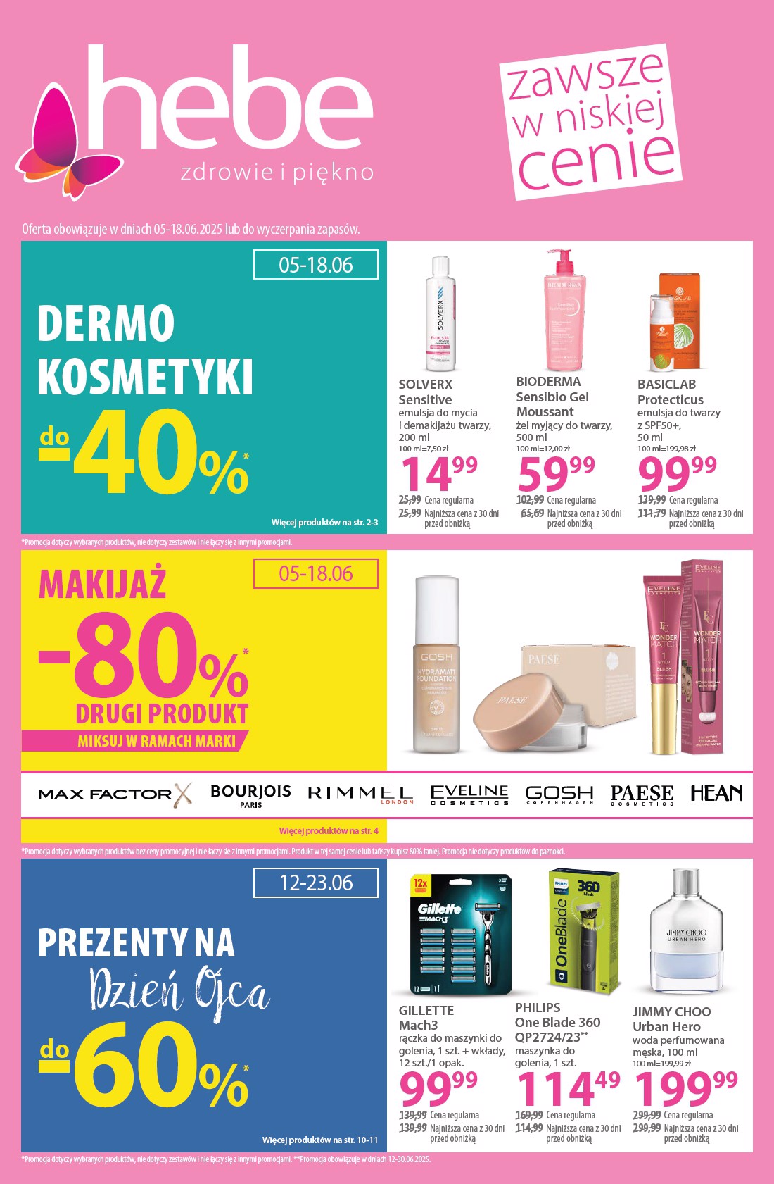 Gazetka Hebe ważna od 05.06. - 18.06.