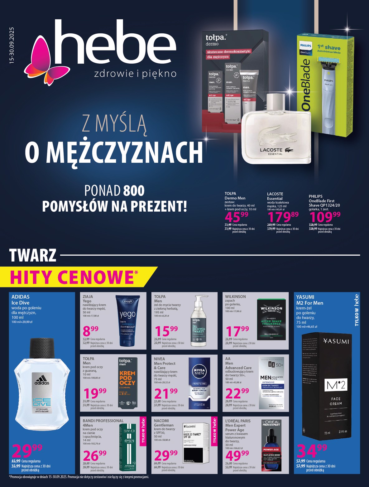 Gazetka Hebe - ważna od 15.09. do 30.09.