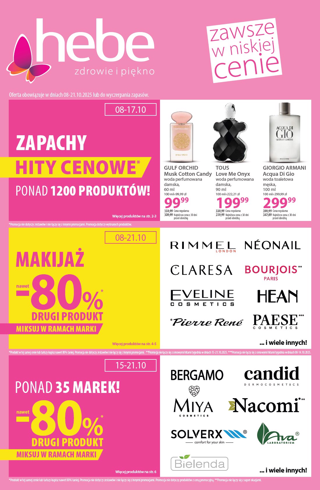 Gazetka Hebe - ważna od 08.10. do 21.10.