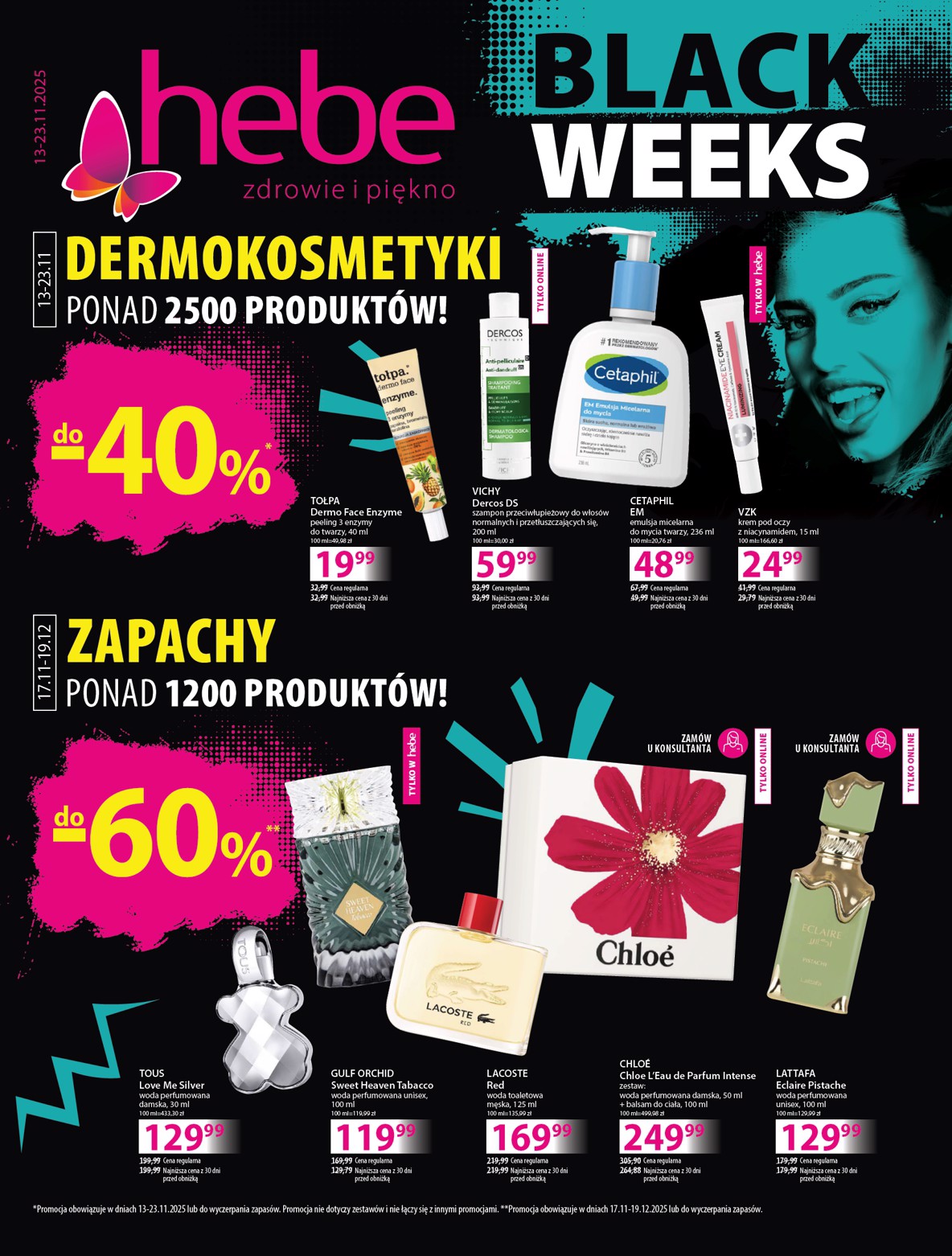 Gazetka Hebe - Black Weeks - ważna od 13.11. do 23.11.