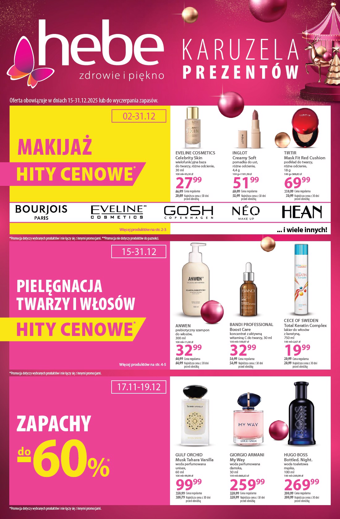 Gazetka Hebe - ważna od 15.12. do 31.12.