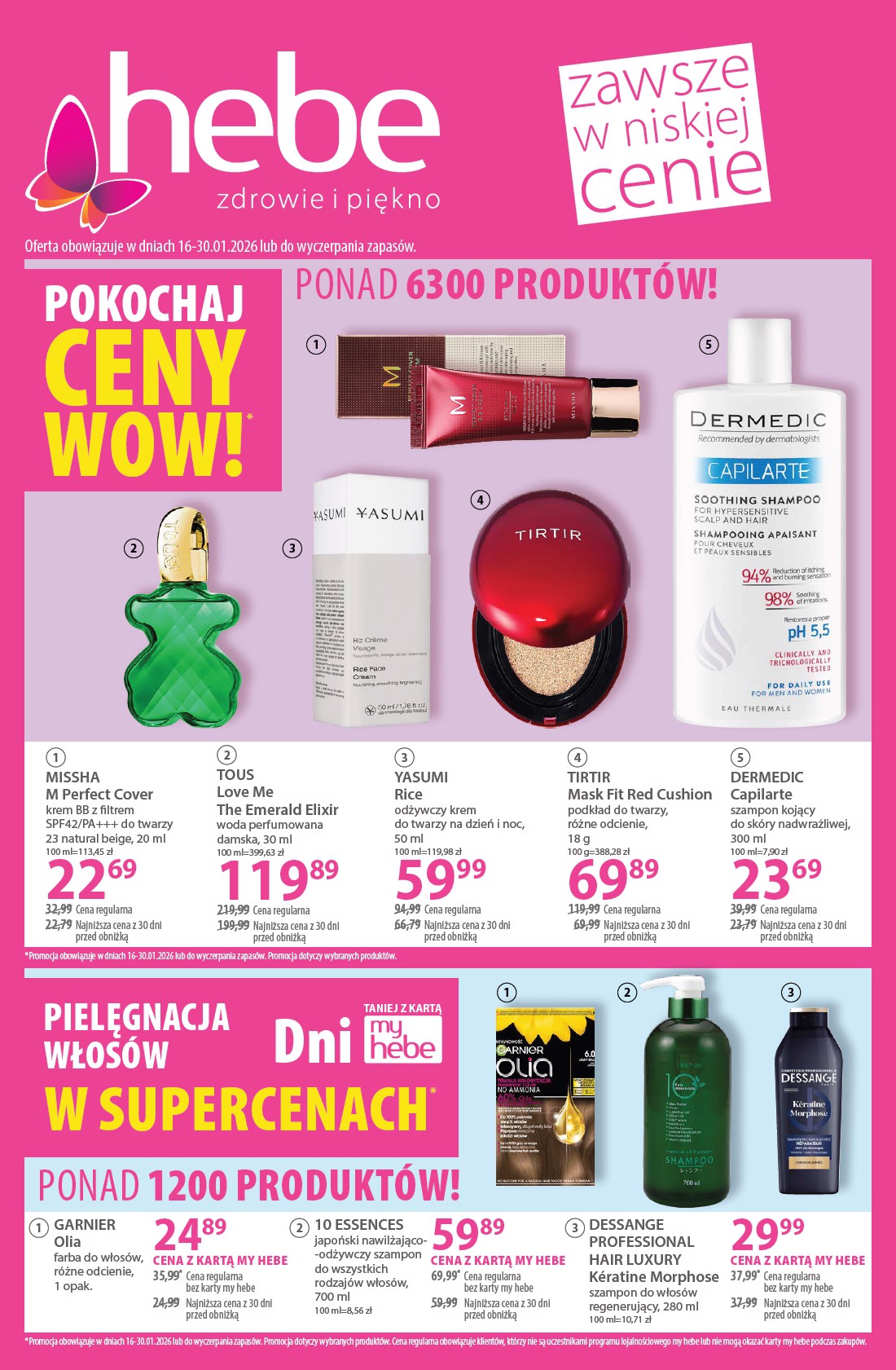Gazetka Hebe - ważna od 16.01. do 30.01.