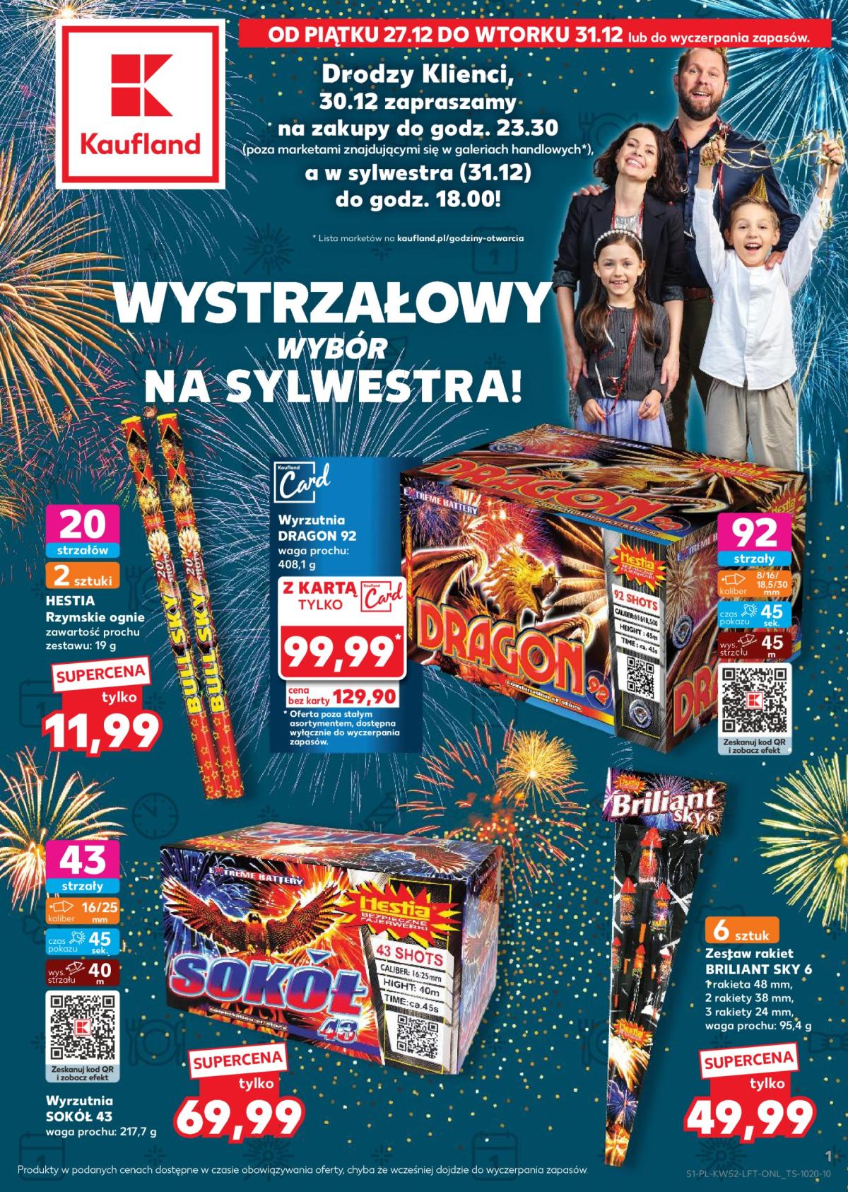 Kaufland gazetka ważna od 27.12. - 31.12.