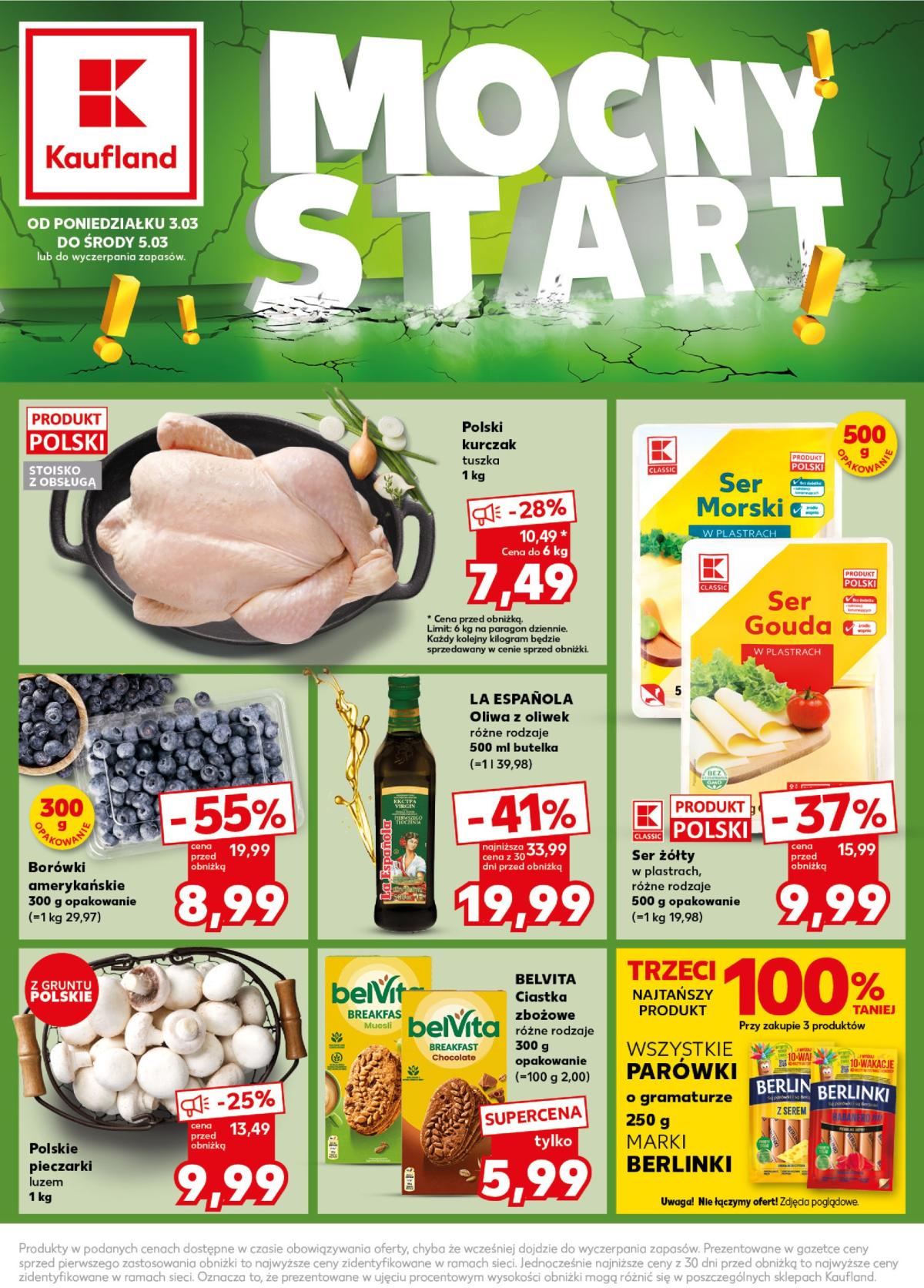 Kaufland - Mocny start gazetka ważna od 03.03. - 05.03.