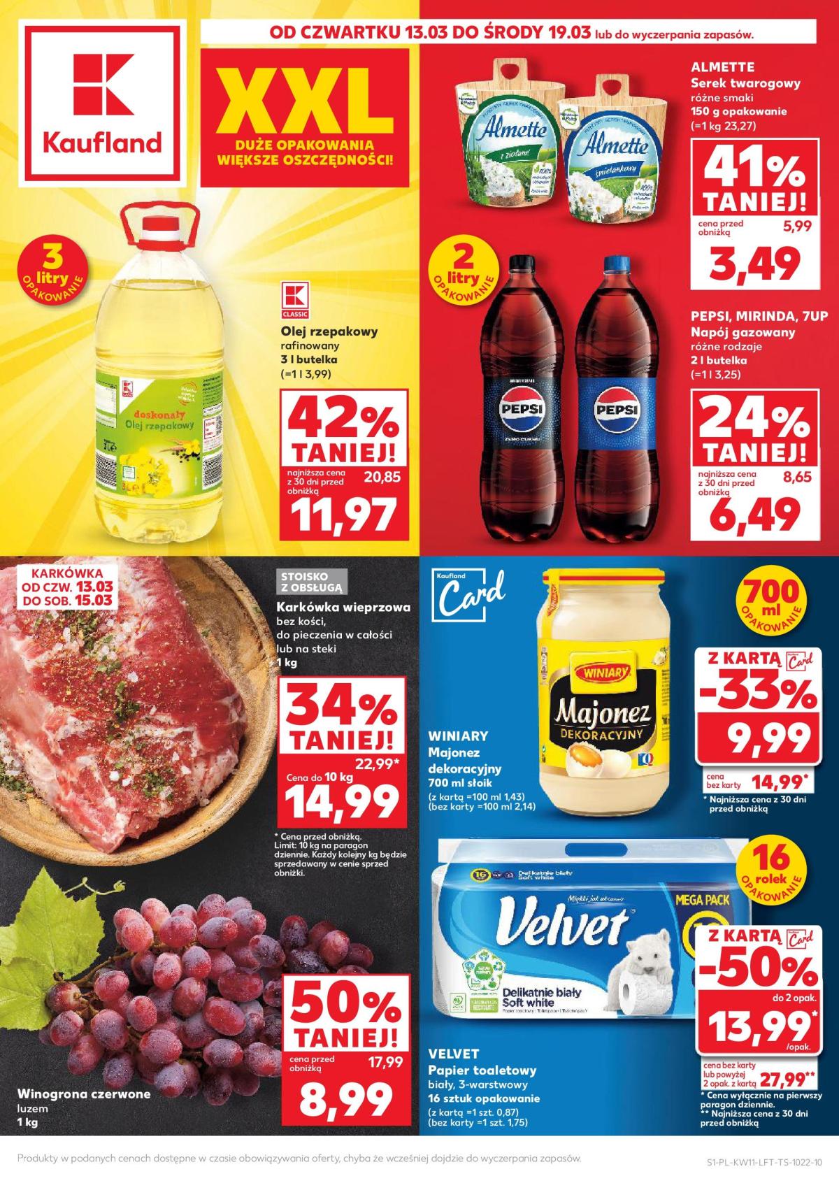 Kaufland gazetka ważna od 13.03. - 19.03.