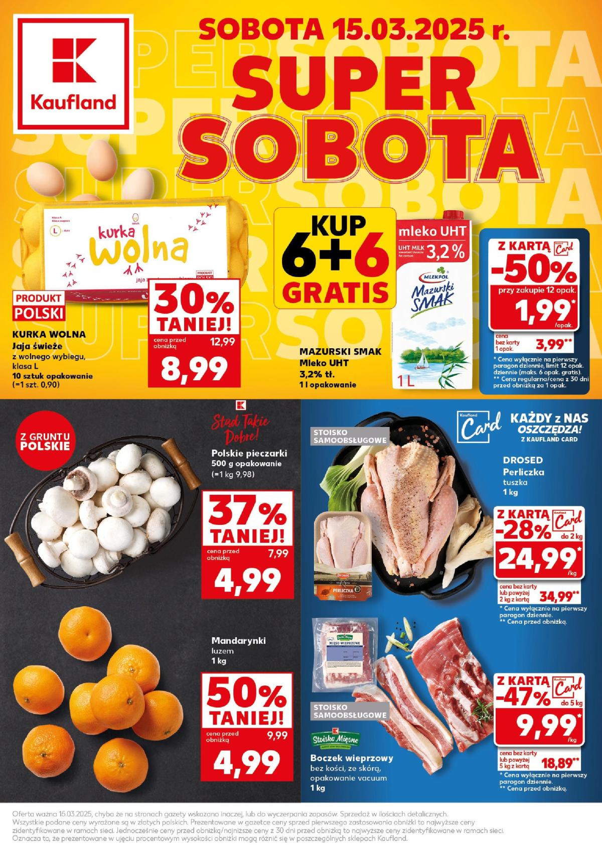 Kaufland - Super Sobota gazetka ważna od 15.03. - 15.03.