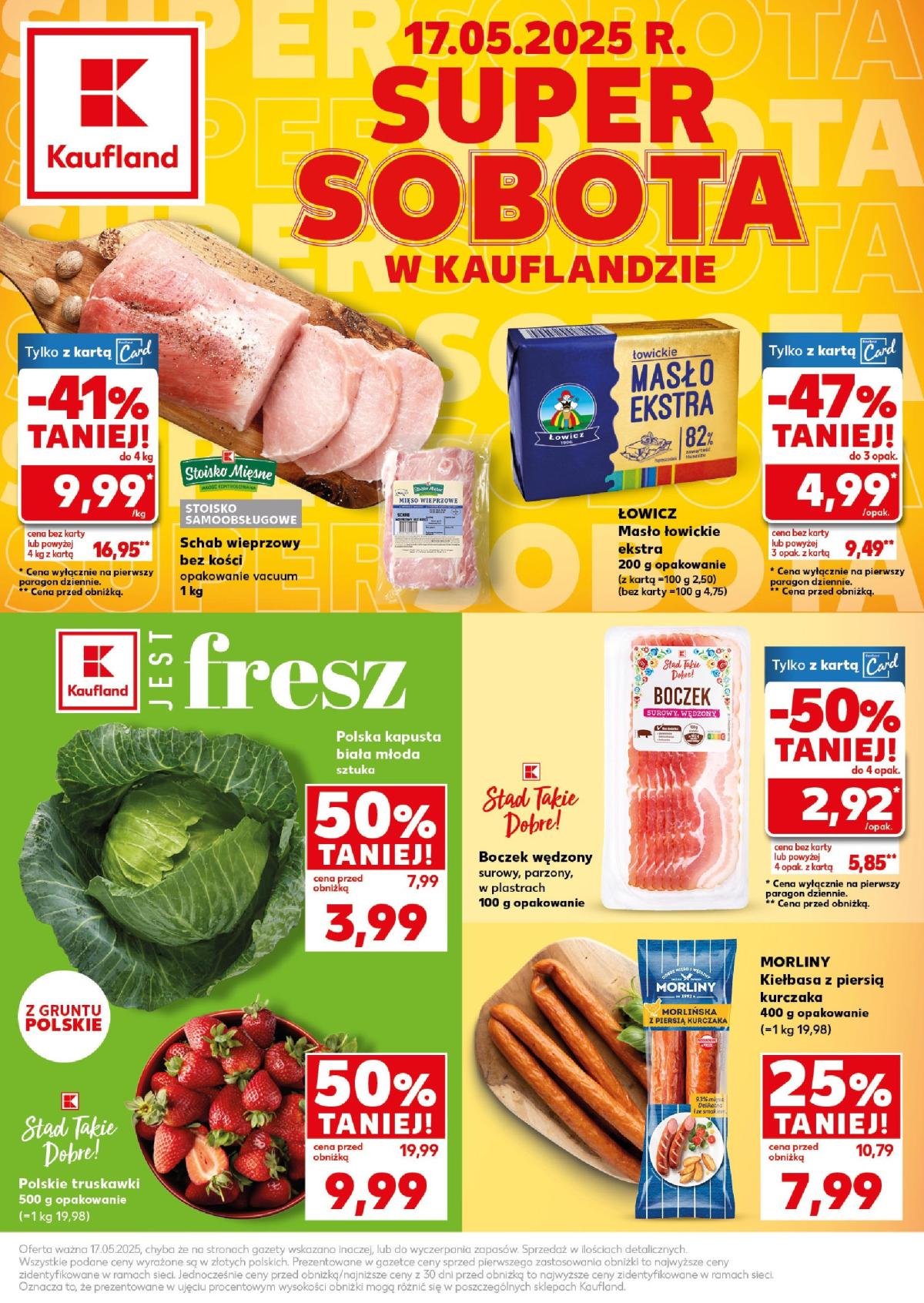 Kaufland - Supersobota gazetka ważna od 17.05. - 17.05.