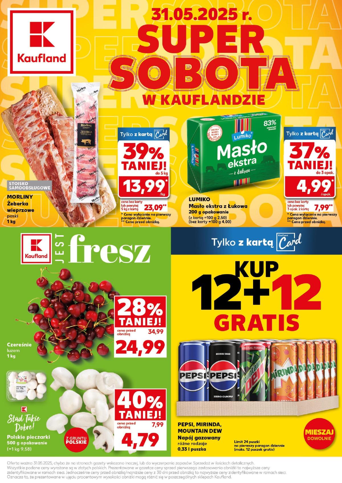 Kaufland - Super sobota gazetka ważna od 29.05. - 31.05.