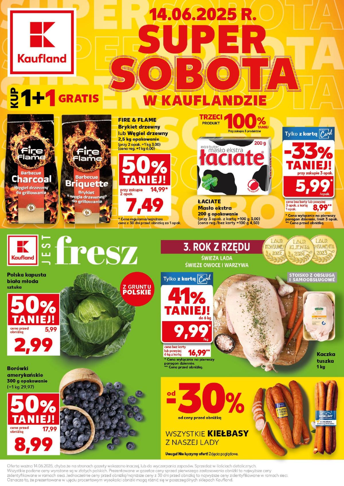 Gazetka Kaufland - Super Sobota ważna od 14.06. - 14.06.