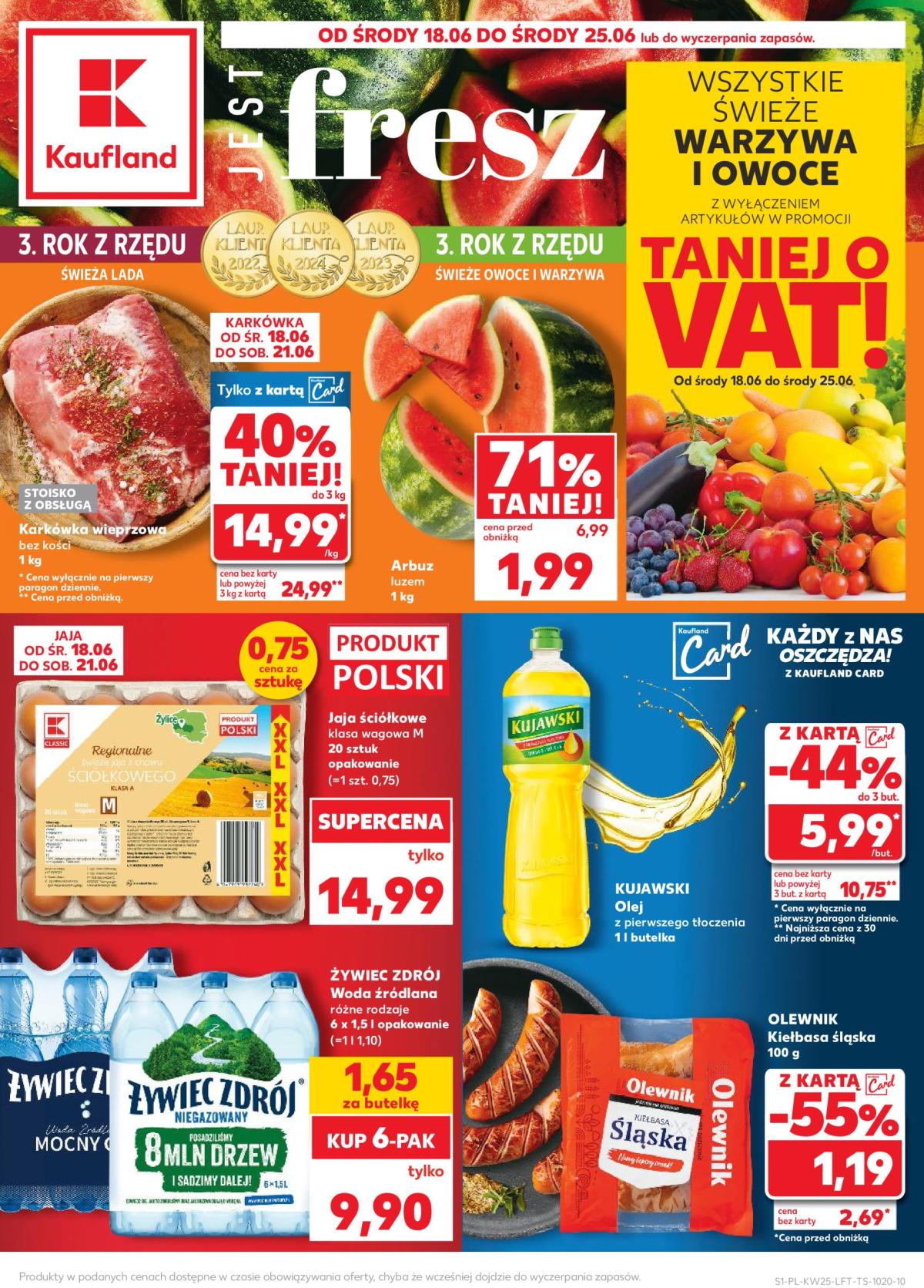 Gazetka Kaufland ważna od 18.06. - 25.06.