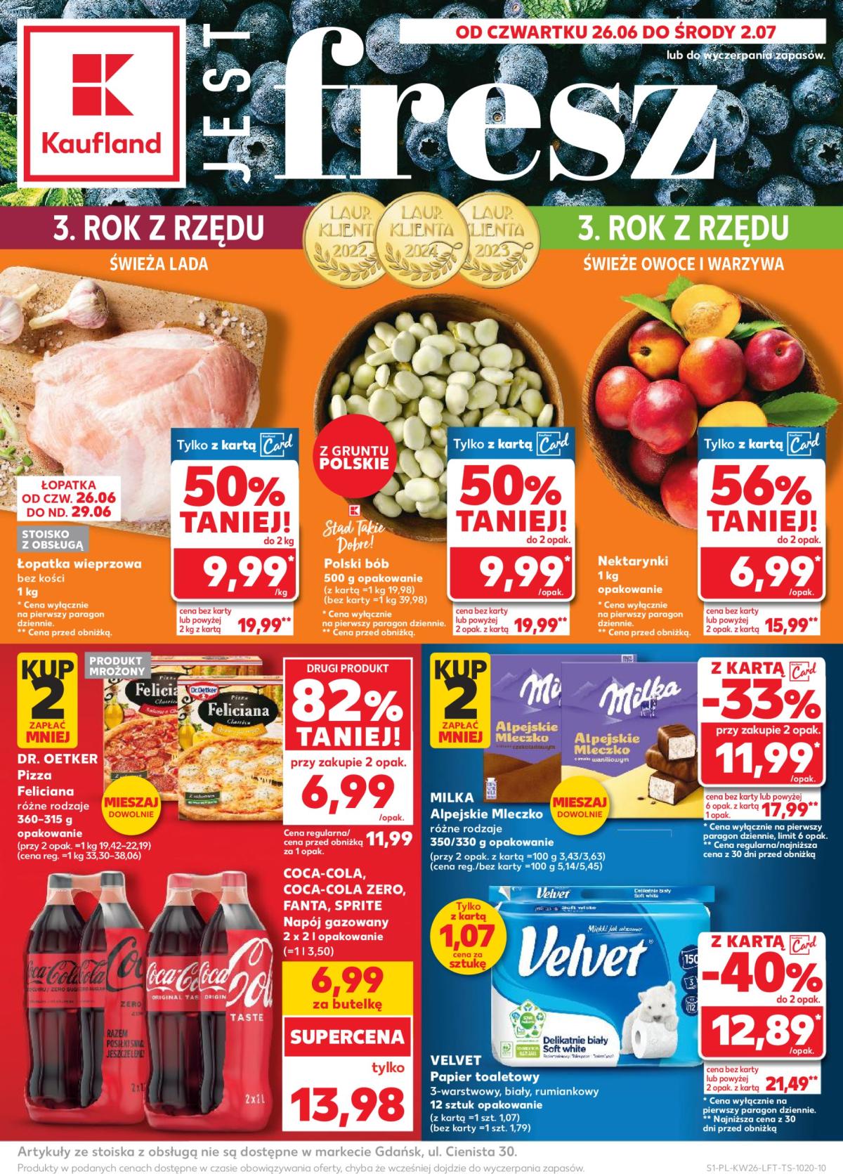 Gazetka Kaufland ważna od 26.06. - 02.07.