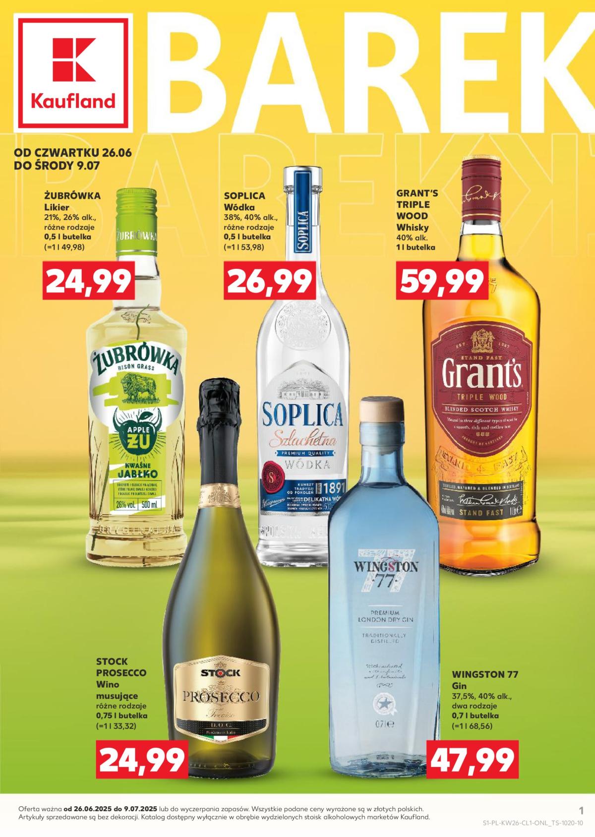 Gazetka Kaufland - Barek ważna od 26.06. - 09.07.